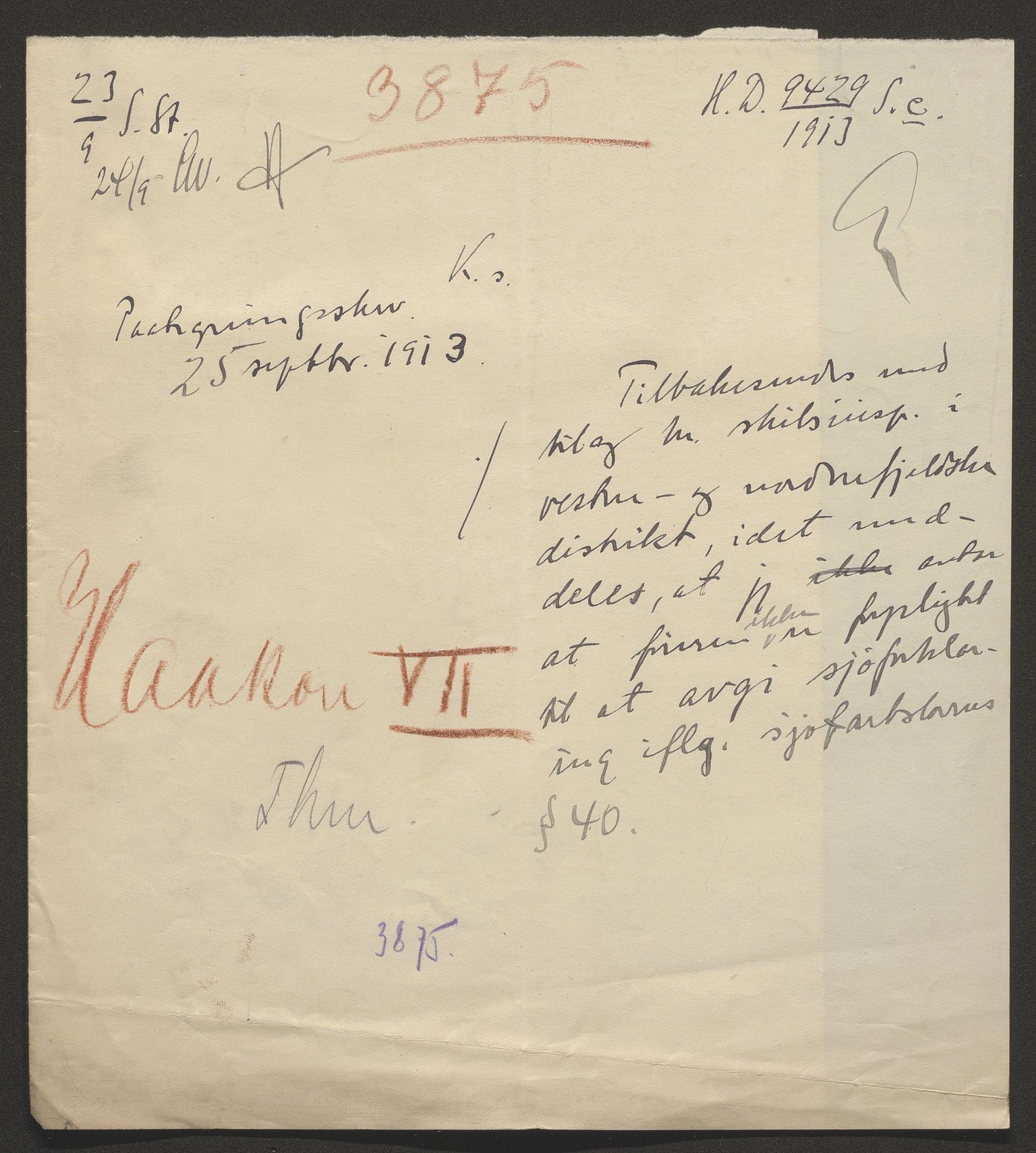 Sjøfartsdirektoratet med forløpere, skipsmapper slettede skip, AV/RA-S-4998/F/Fa/L0532: --, 1907-1917, p. 360