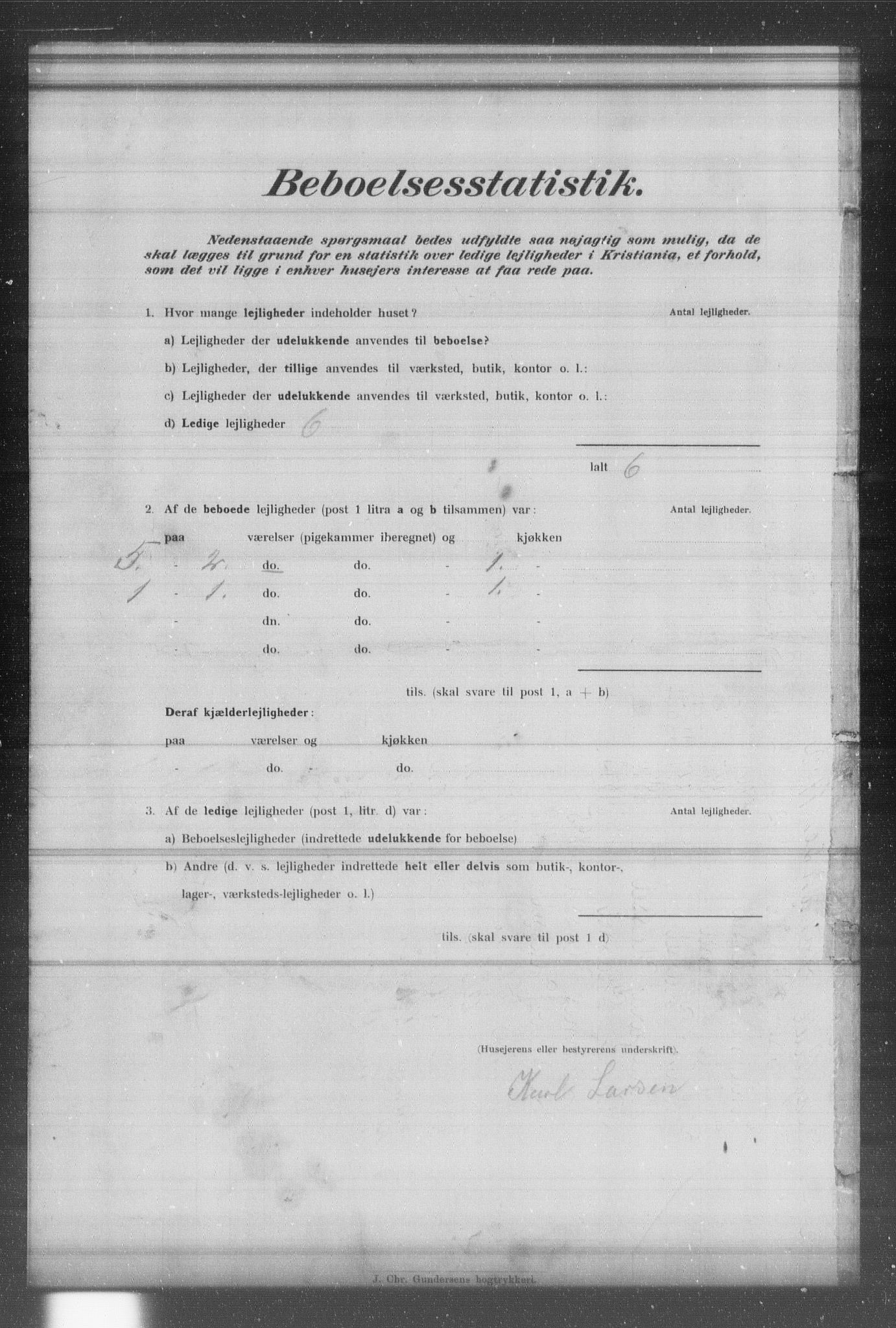 OBA, Municipal Census 1902 for Kristiania, 1902, p. 13303