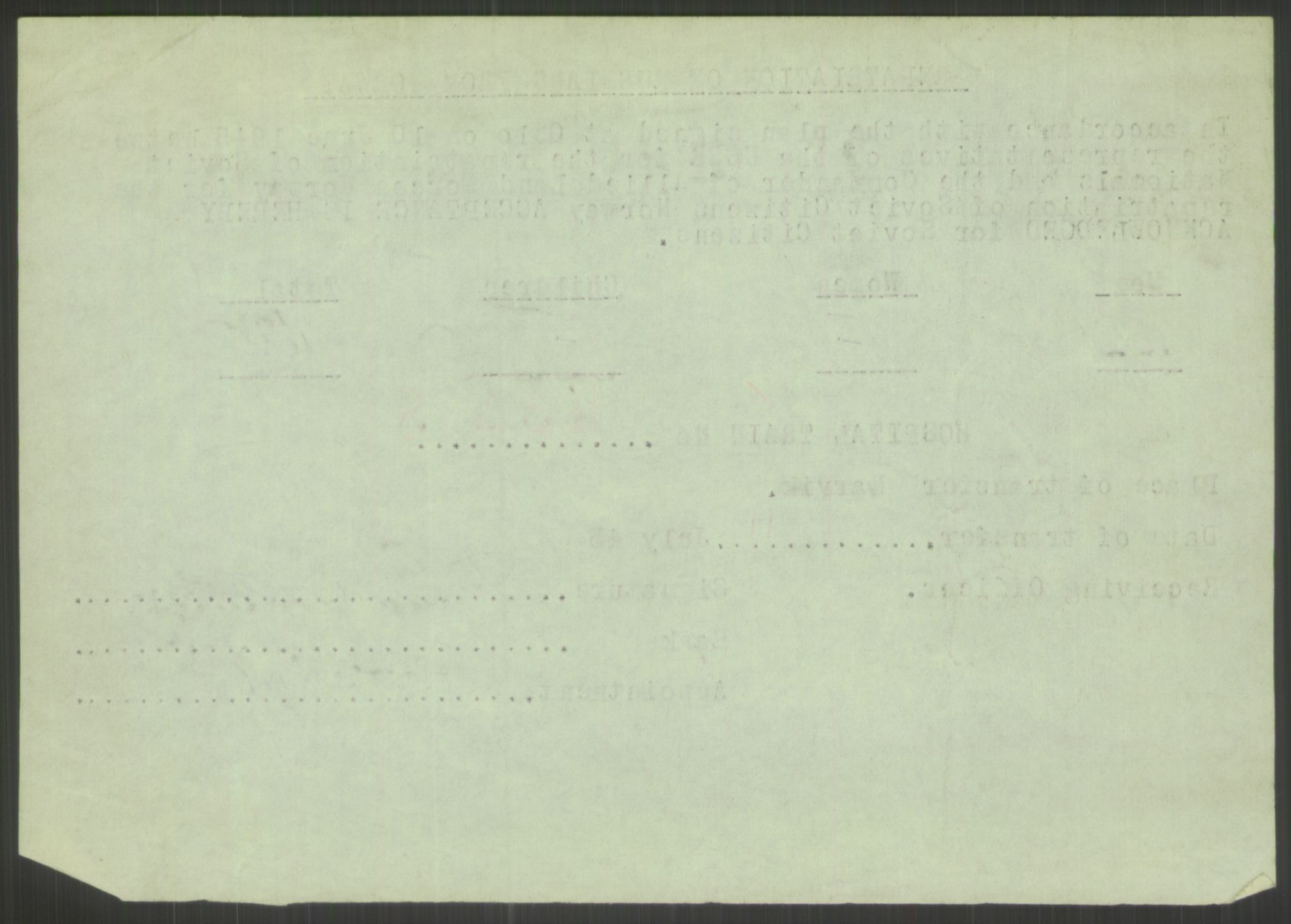 Flyktnings- og fangedirektoratet, Repatrieringskontoret, AV/RA-S-1681/D/Db/L0015: Displaced Persons (DPs) og sivile tyskere, 1945-1948, p. 766