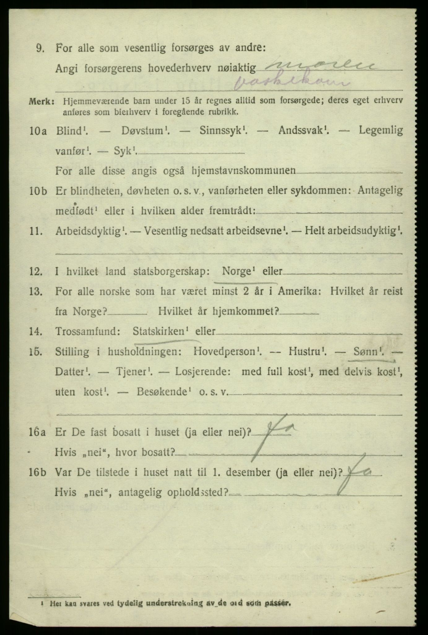 SAB, 1920 census for Laksevåg, 1920, p. 3341