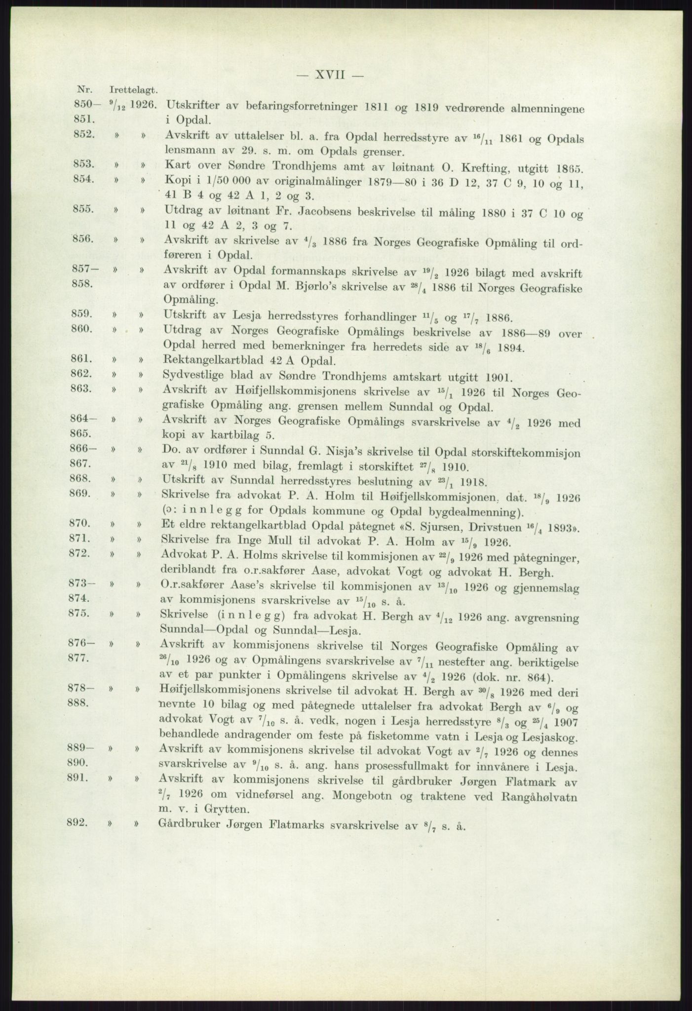 Høyfjellskommisjonen, AV/RA-S-1546/X/Xa/L0001: Nr. 1-33, 1909-1953, p. 2172