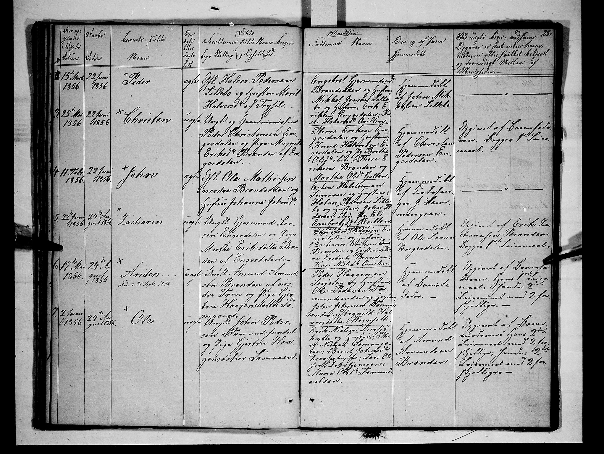 Rendalen prestekontor, AV/SAH-PREST-054/H/Ha/Hab/L0001: Parish register (copy) no. 1, 1847-1857, p. 28