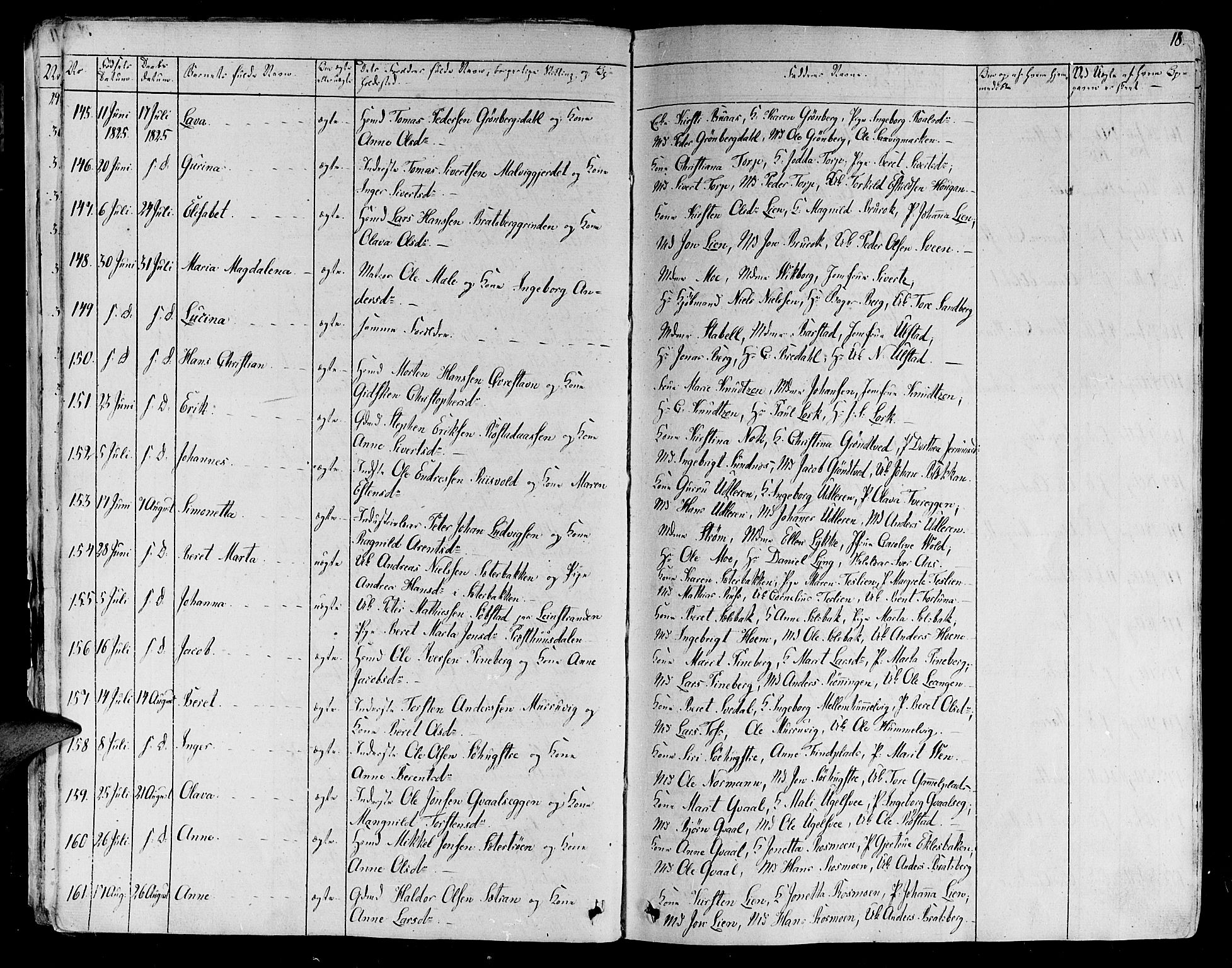 Ministerialprotokoller, klokkerbøker og fødselsregistre - Sør-Trøndelag, SAT/A-1456/606/L0286: Parish register (official) no. 606A04 /1, 1823-1840, p. 18