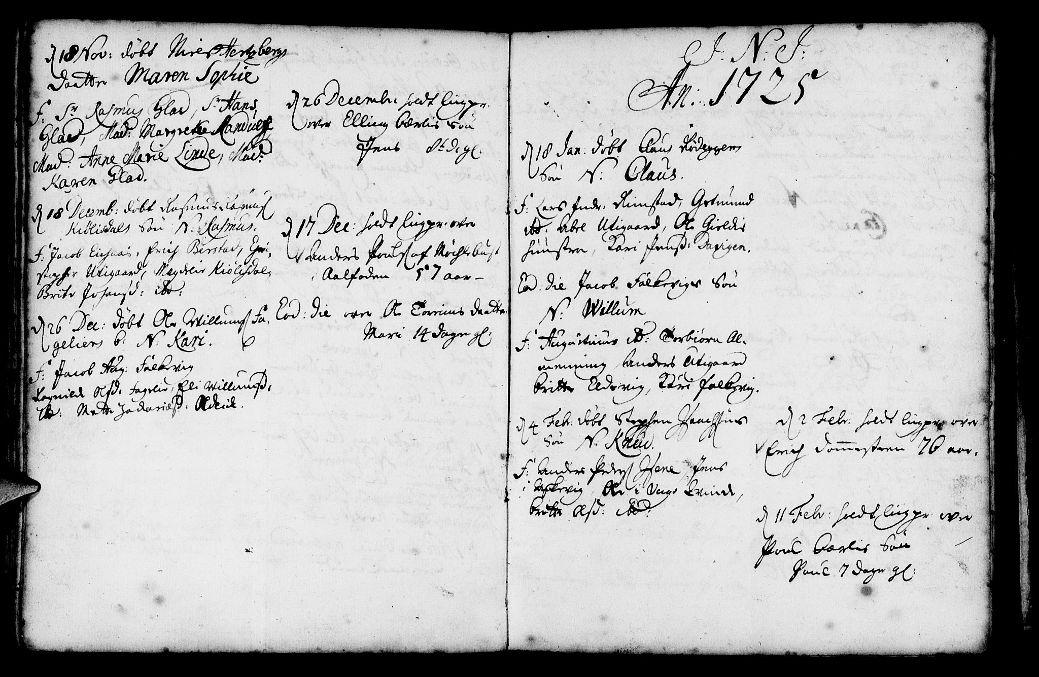 Davik sokneprestembete, SAB/A-79701/H/Haa/Haaa/L0001: Parish register (official) no. A 1, 1710-1742, p. 68
