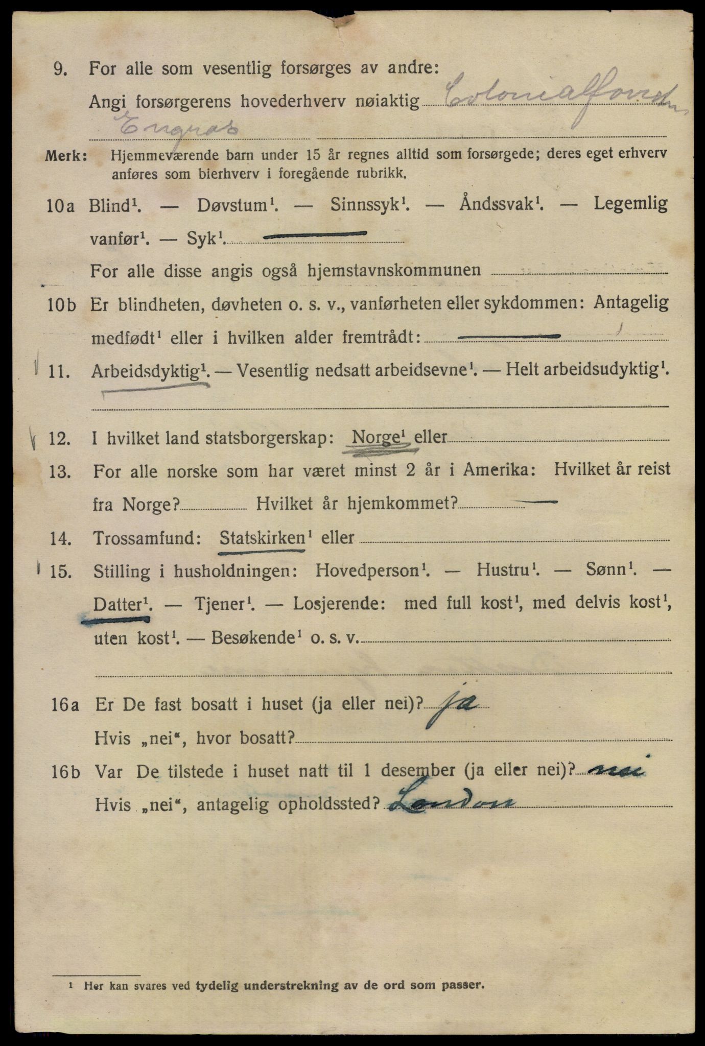 SAO, 1920 census for Kristiania, 1920, p. 237572