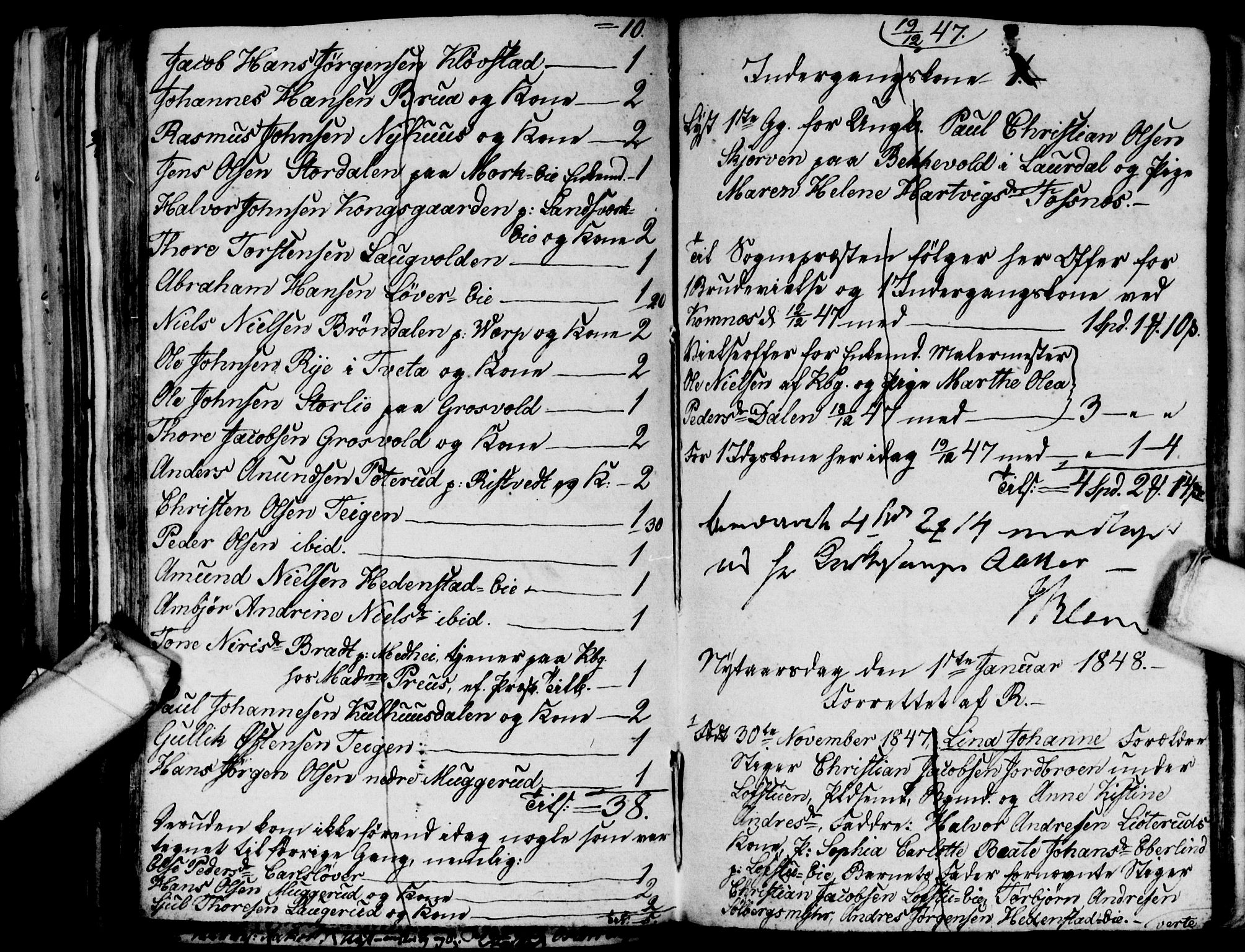Sandsvær kirkebøker, SAKO/A-244/G/Gd/L0003: Parish register (copy) no. IV 3, 1843-1849