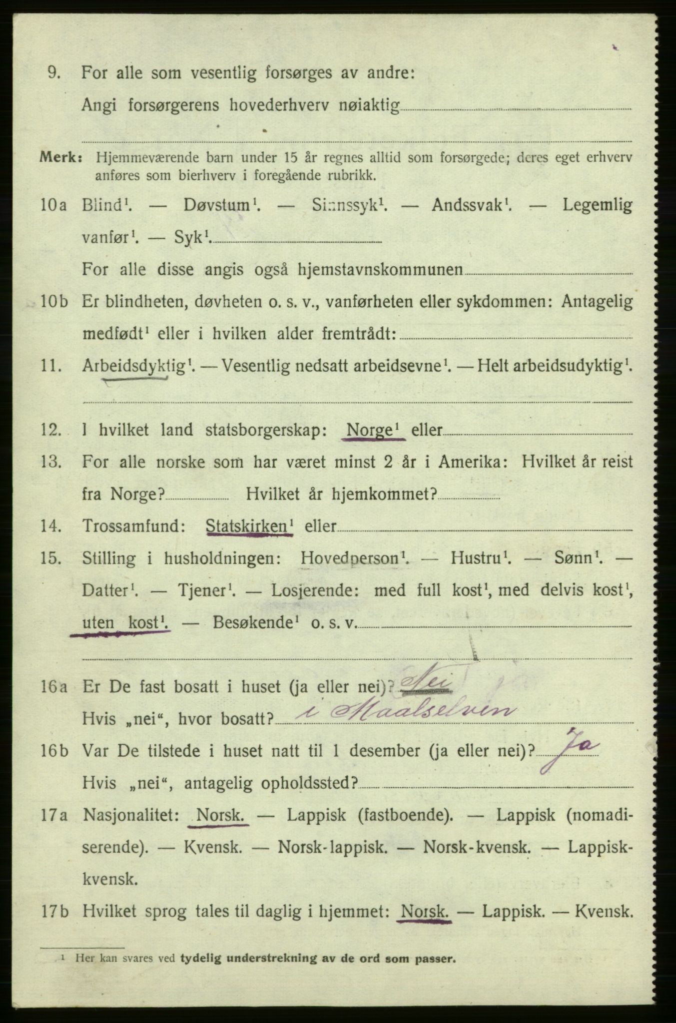 SATØ, 1920 census for Måsøy, 1920, p. 2429