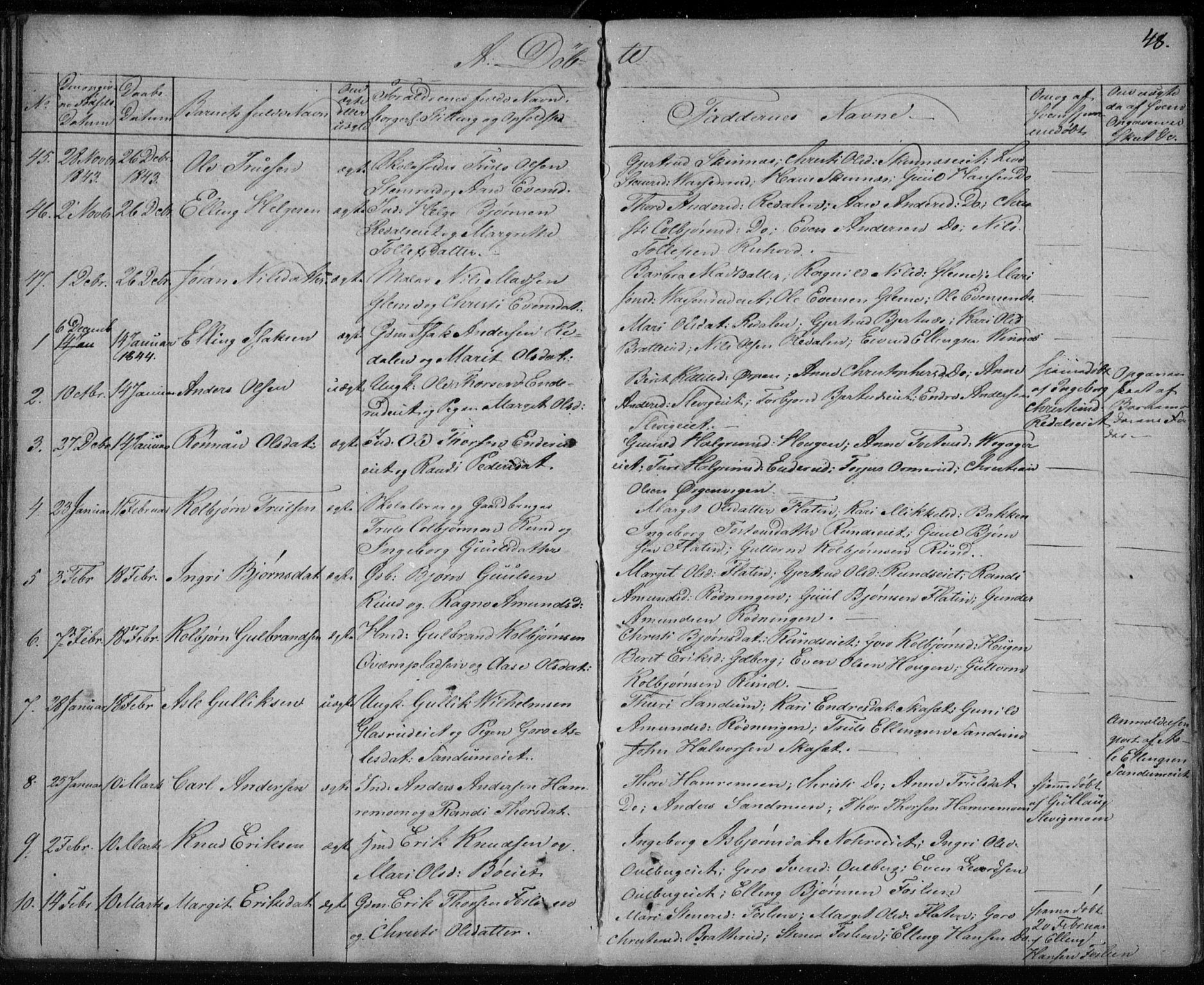 Krødsherad kirkebøker, AV/SAKO-A-19/F/Fa/L0002: Parish register (official) no. 2, 1829-1851, p. 48