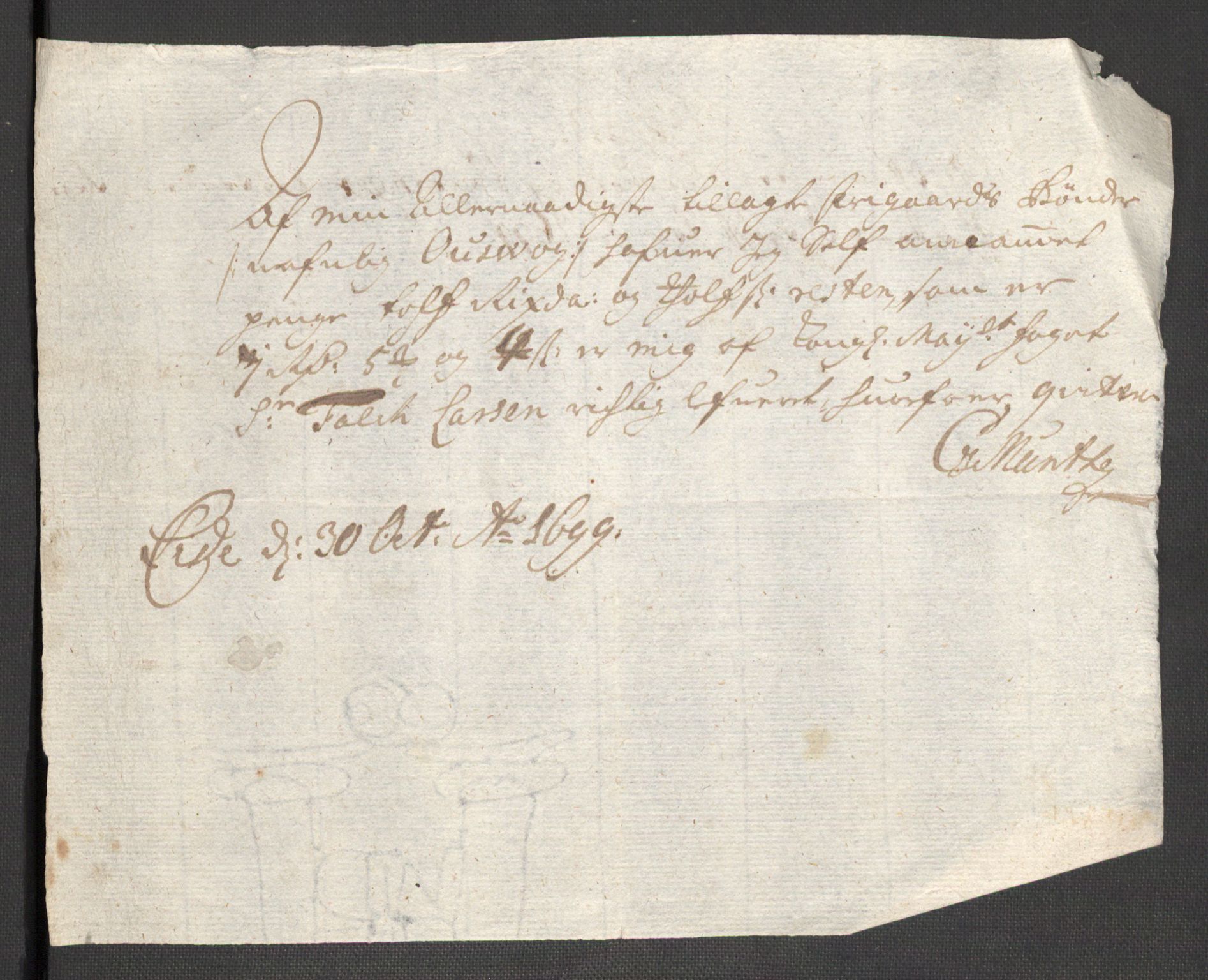 Rentekammeret inntil 1814, Reviderte regnskaper, Fogderegnskap, AV/RA-EA-4092/R48/L2978: Fogderegnskap Sunnhordland og Hardanger, 1699, p. 374