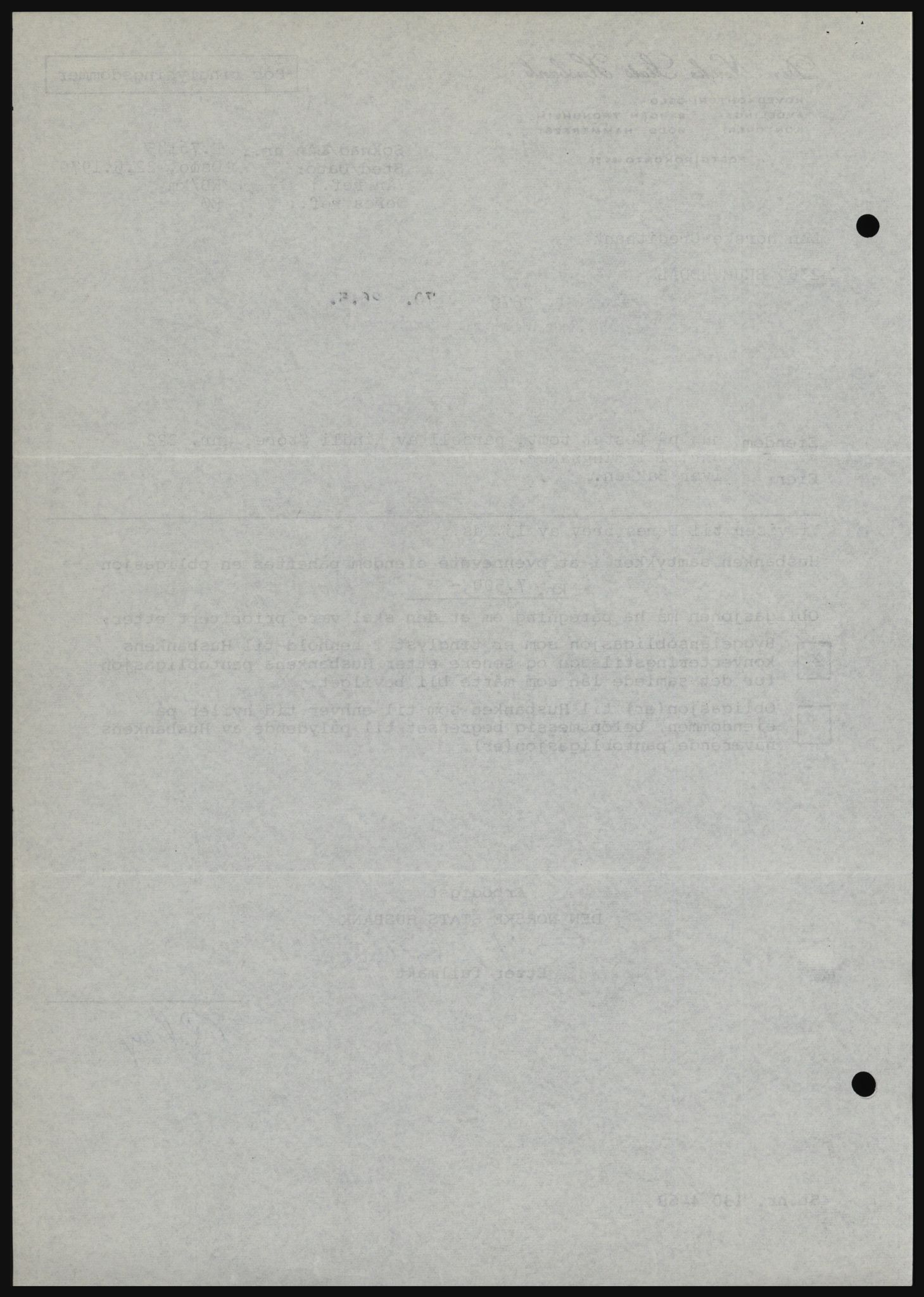 Nord-Hedmark sorenskriveri, SAH/TING-012/H/Hc/L0033: Mortgage book no. 33, 1970-1970, Diary no: : 2679/1970