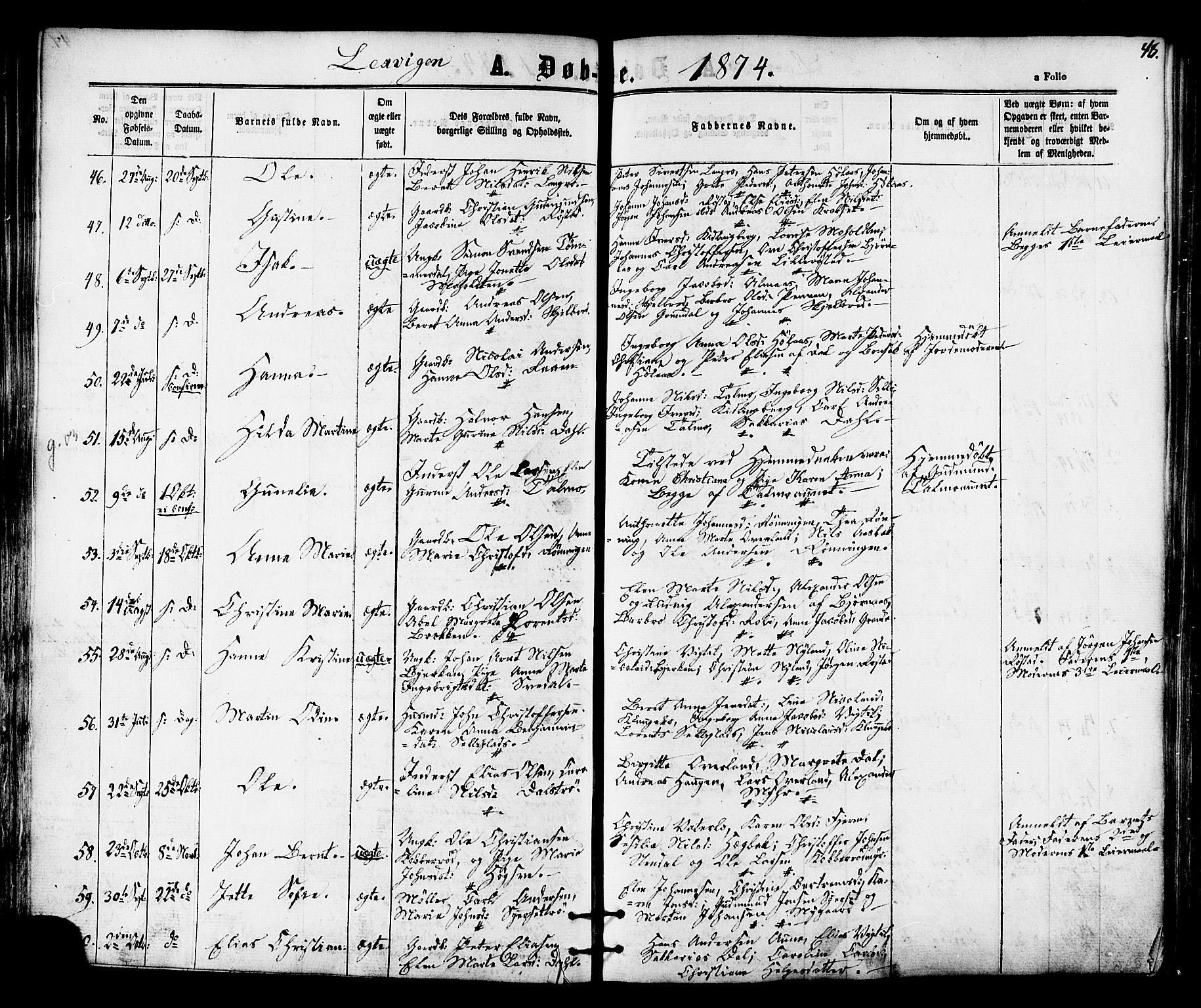 Ministerialprotokoller, klokkerbøker og fødselsregistre - Nord-Trøndelag, SAT/A-1458/701/L0009: Parish register (official) no. 701A09 /1, 1864-1882, p. 48