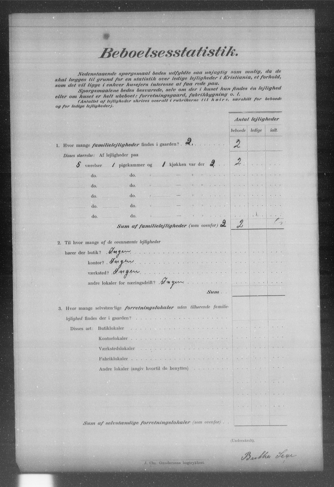 OBA, Municipal Census 1903 for Kristiania, 1903, p. 63