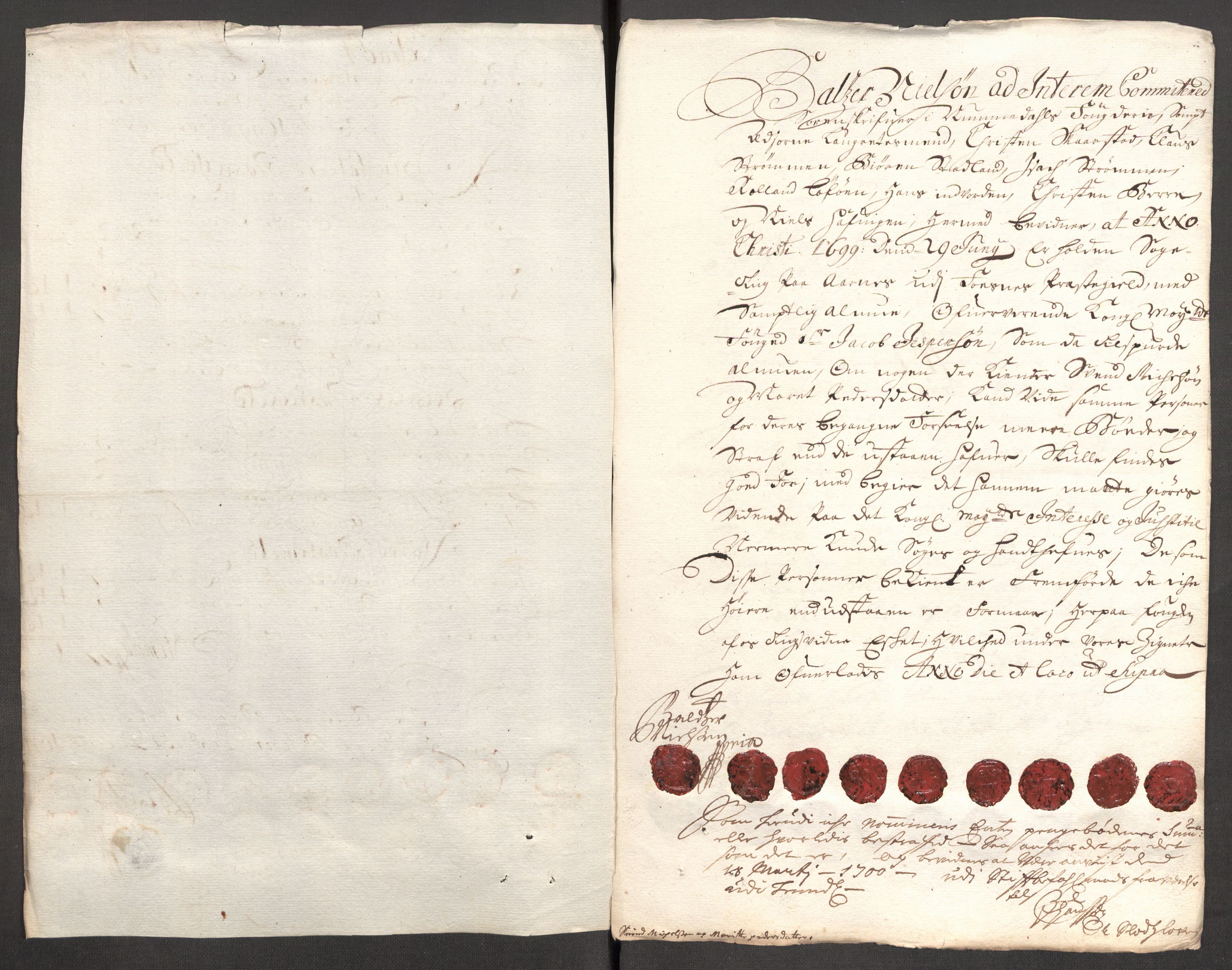 Rentekammeret inntil 1814, Reviderte regnskaper, Fogderegnskap, RA/EA-4092/R64/L4426: Fogderegnskap Namdal, 1699-1700, p. 157