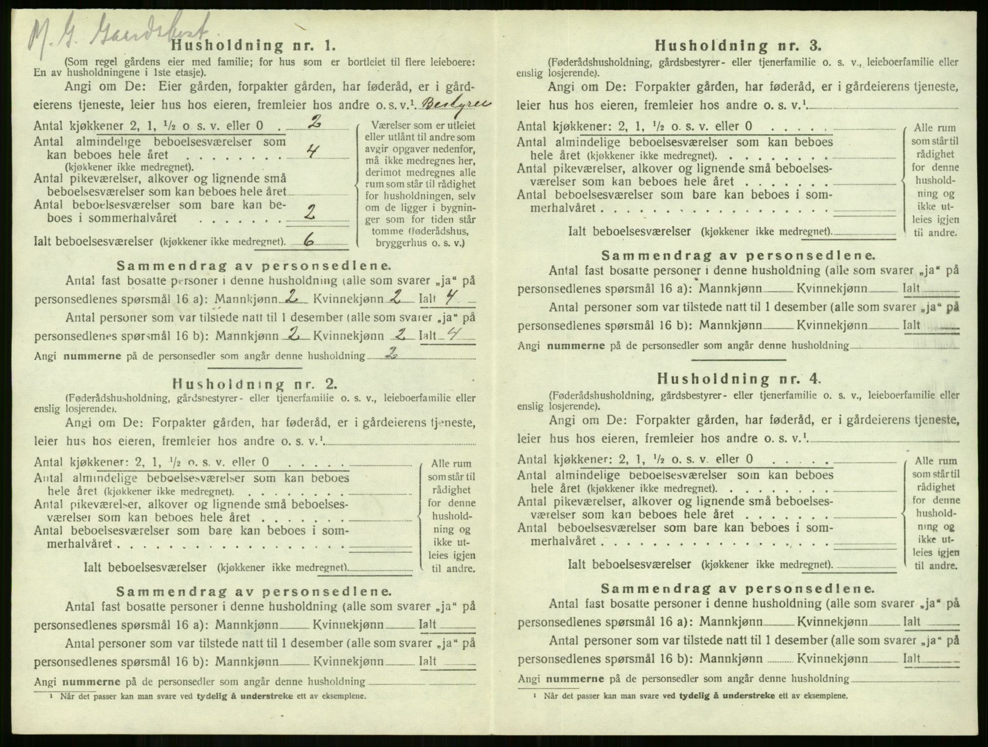 SAKO, 1920 census for Stokke, 1920, p. 1463