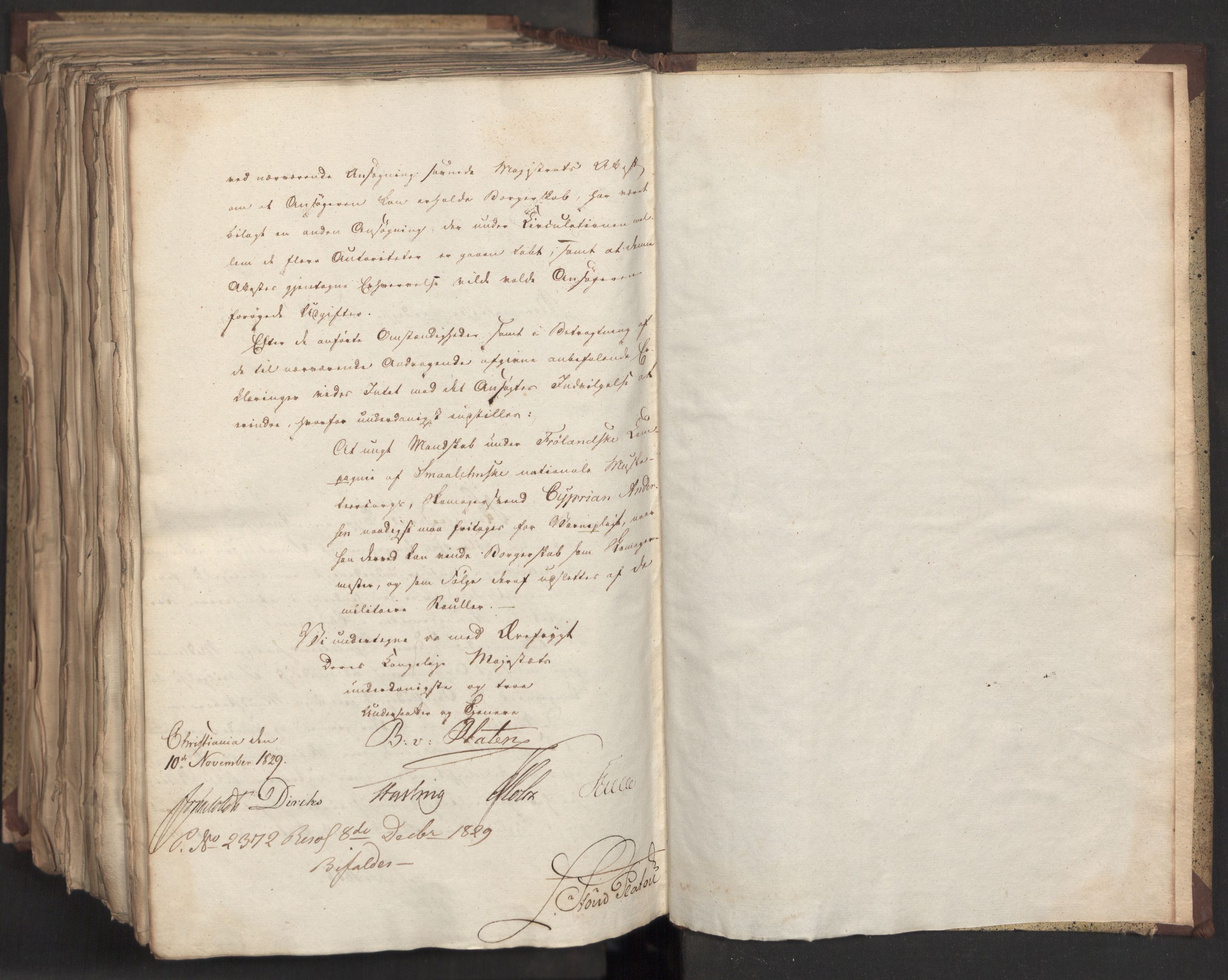 Statsrådsavdelingen i Stockholm, AV/RA-S-1003/D/Da/L0061: Regjeringsinnstillinger nr. 1501-1666, 1829, p. 549