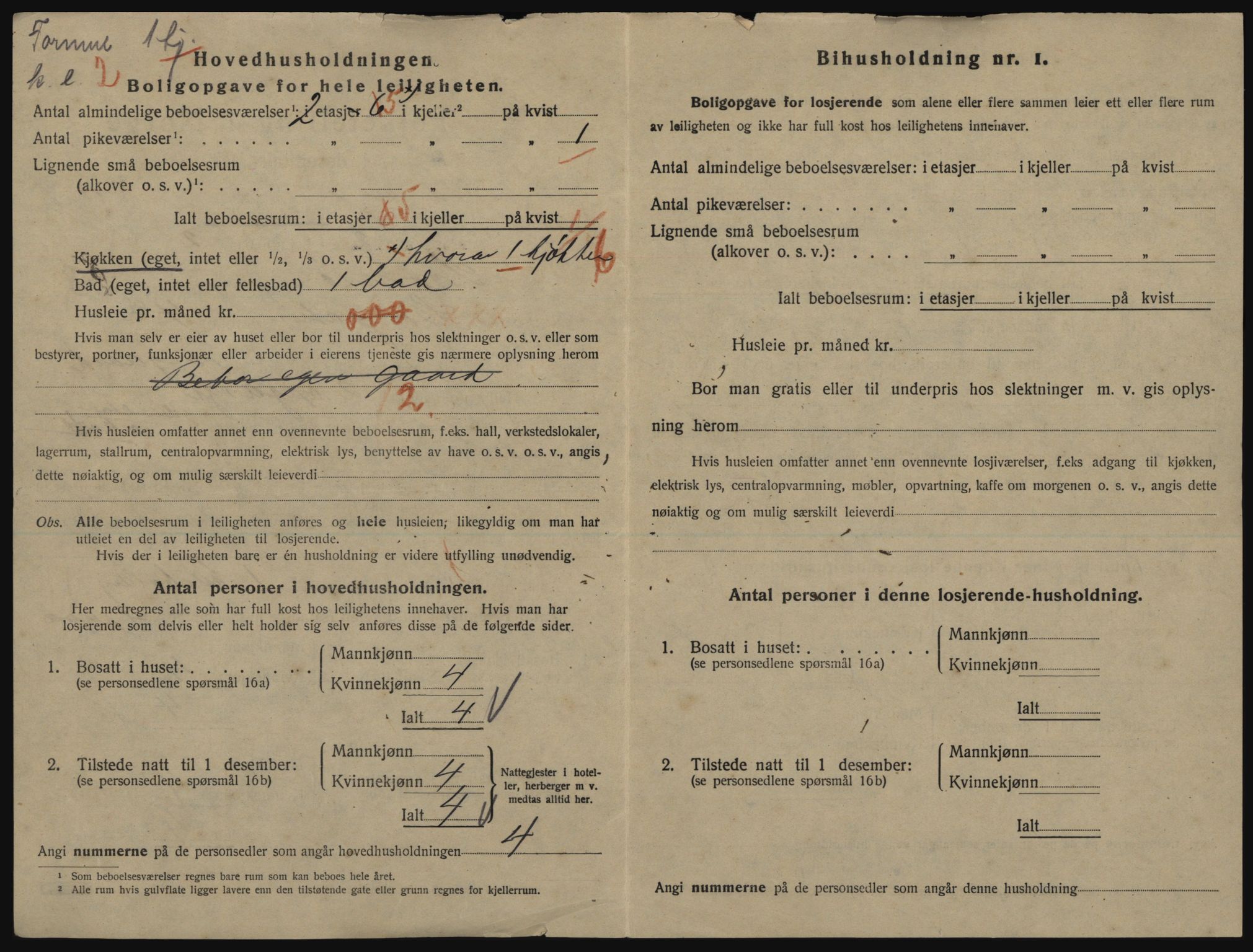 SATØ, 1920 census for Tromsø, 1920, p. 4450