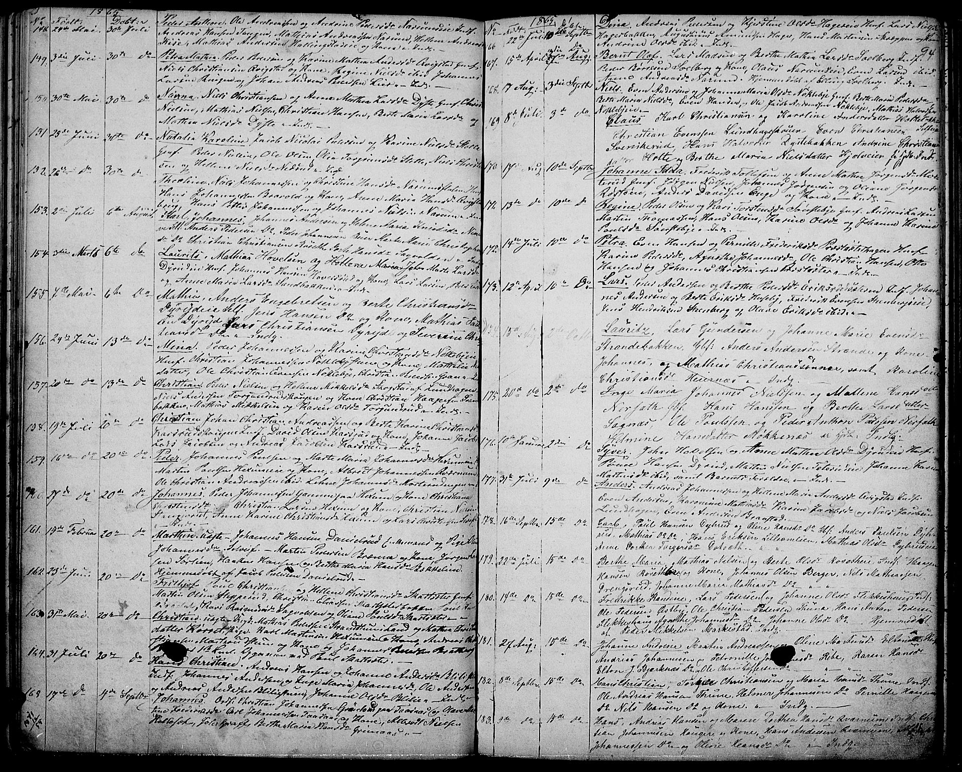 Vestre Toten prestekontor, AV/SAH-PREST-108/H/Ha/Hab/L0005: Parish register (copy) no. 5, 1854-1870, p. 94