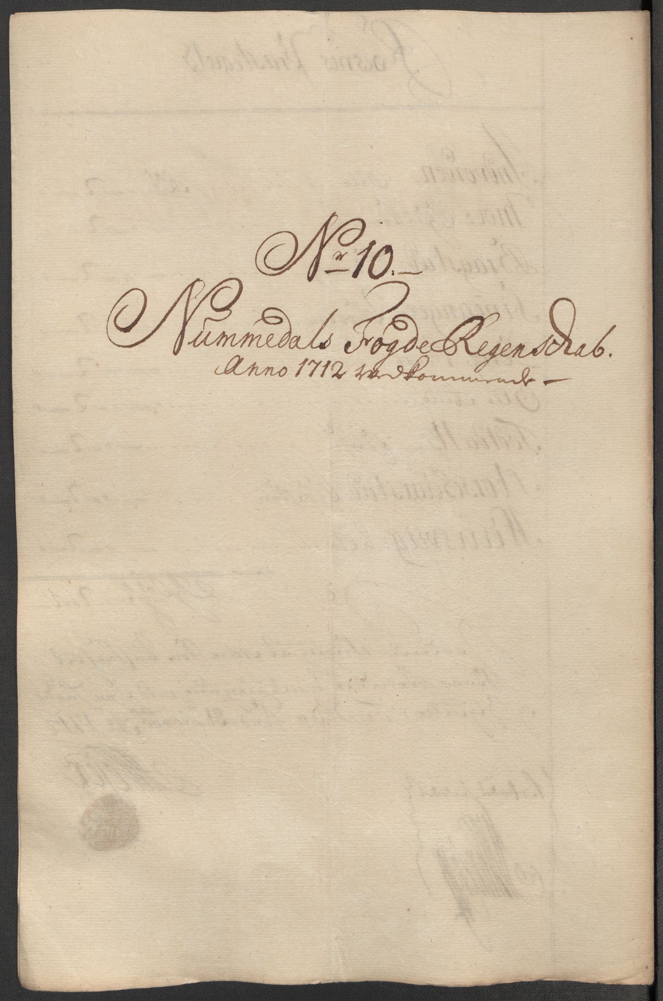 Rentekammeret inntil 1814, Reviderte regnskaper, Fogderegnskap, RA/EA-4092/R64/L4433: Fogderegnskap Namdal, 1712, p. 124