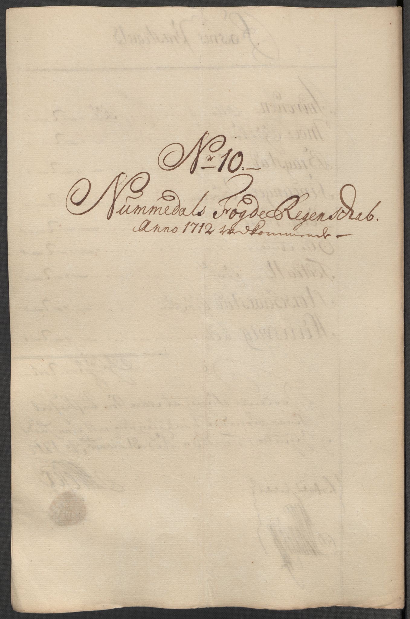 Rentekammeret inntil 1814, Reviderte regnskaper, Fogderegnskap, AV/RA-EA-4092/R64/L4433: Fogderegnskap Namdal, 1712, p. 124