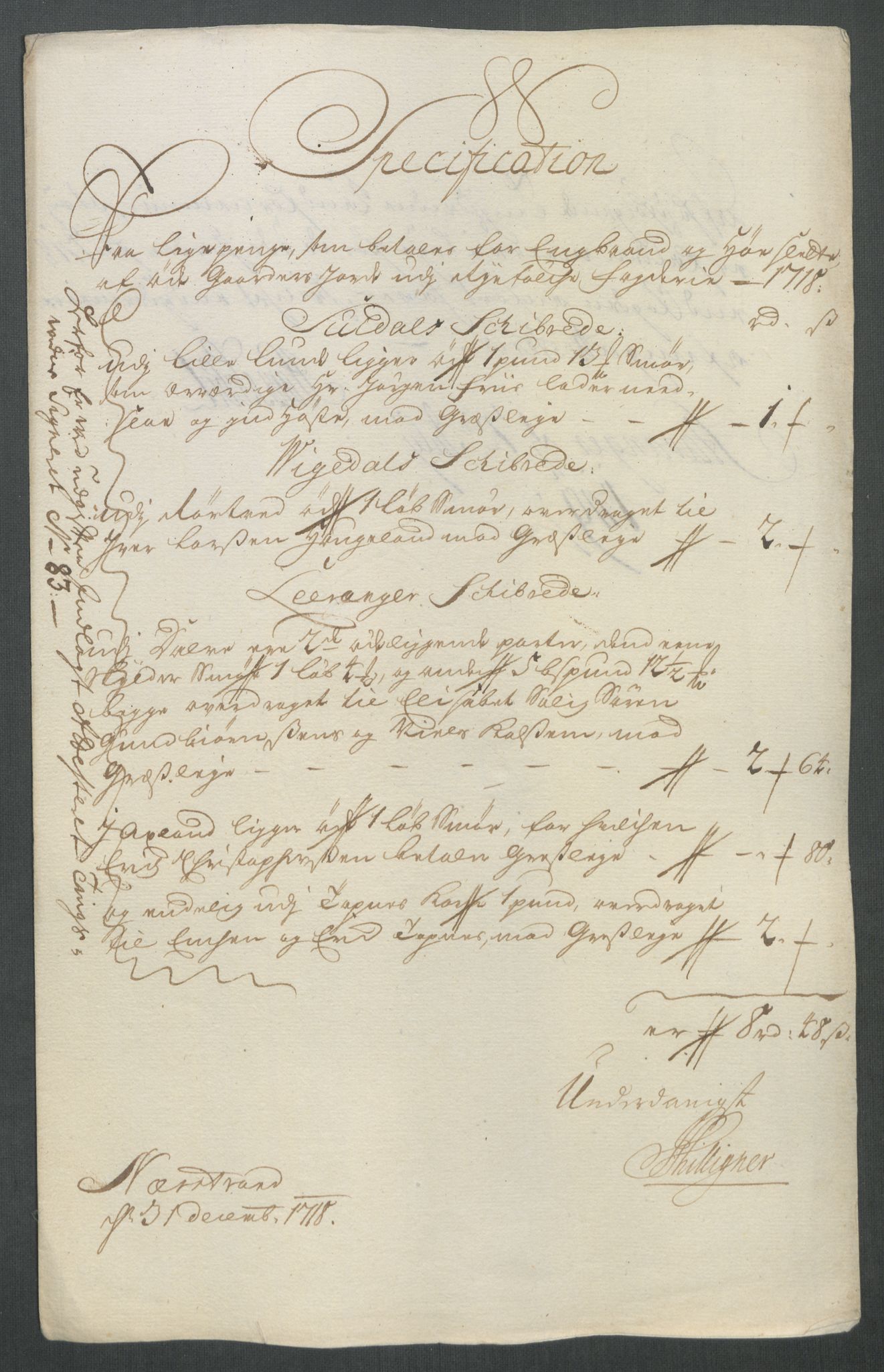 Rentekammeret inntil 1814, Reviderte regnskaper, Fogderegnskap, RA/EA-4092/R47/L2871: Fogderegnskap Ryfylke, 1718, p. 254