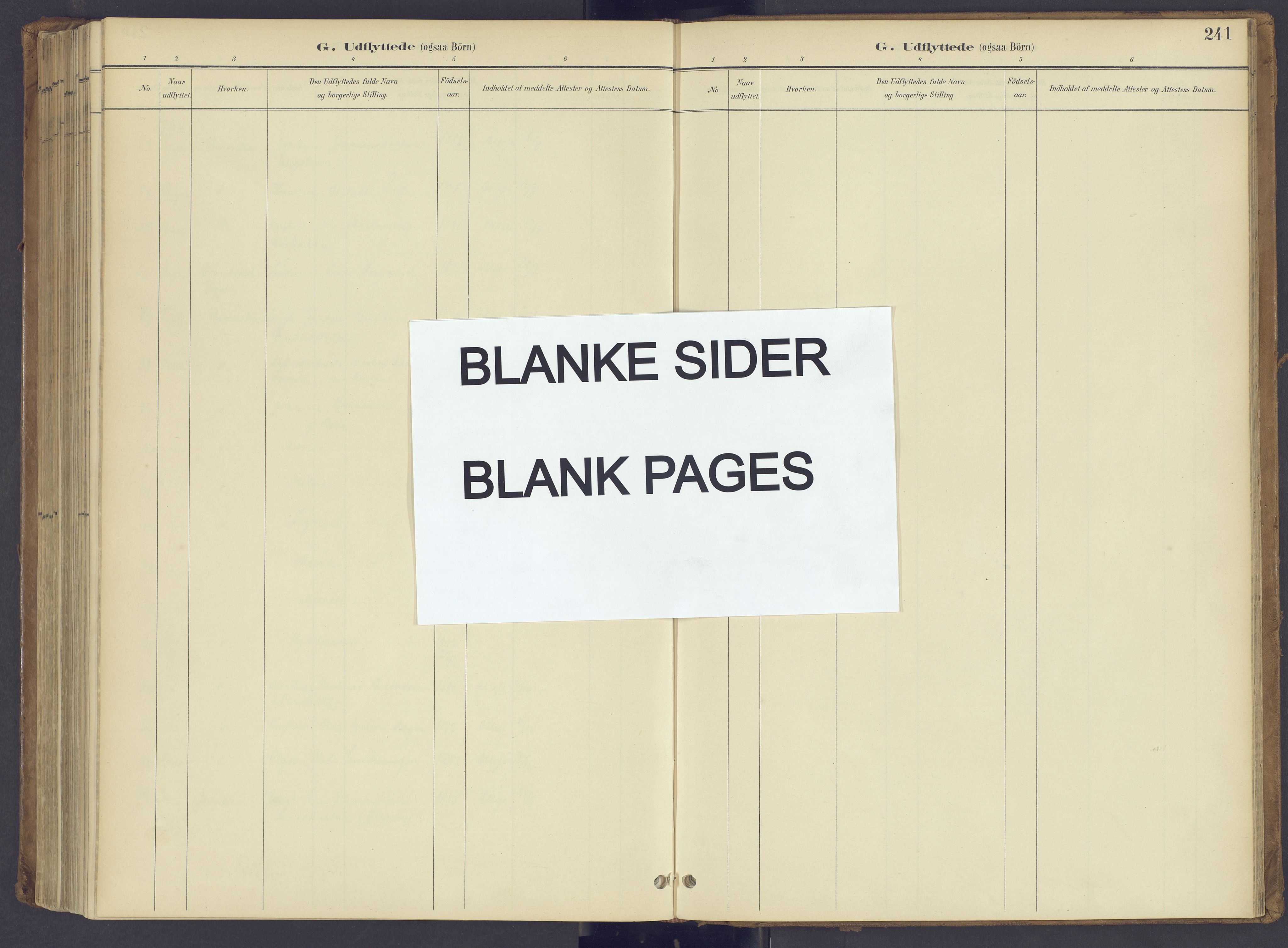 Søndre Land prestekontor, AV/SAH-PREST-122/K/L0006: Parish register (official) no. 6, 1895-1904, p. 241