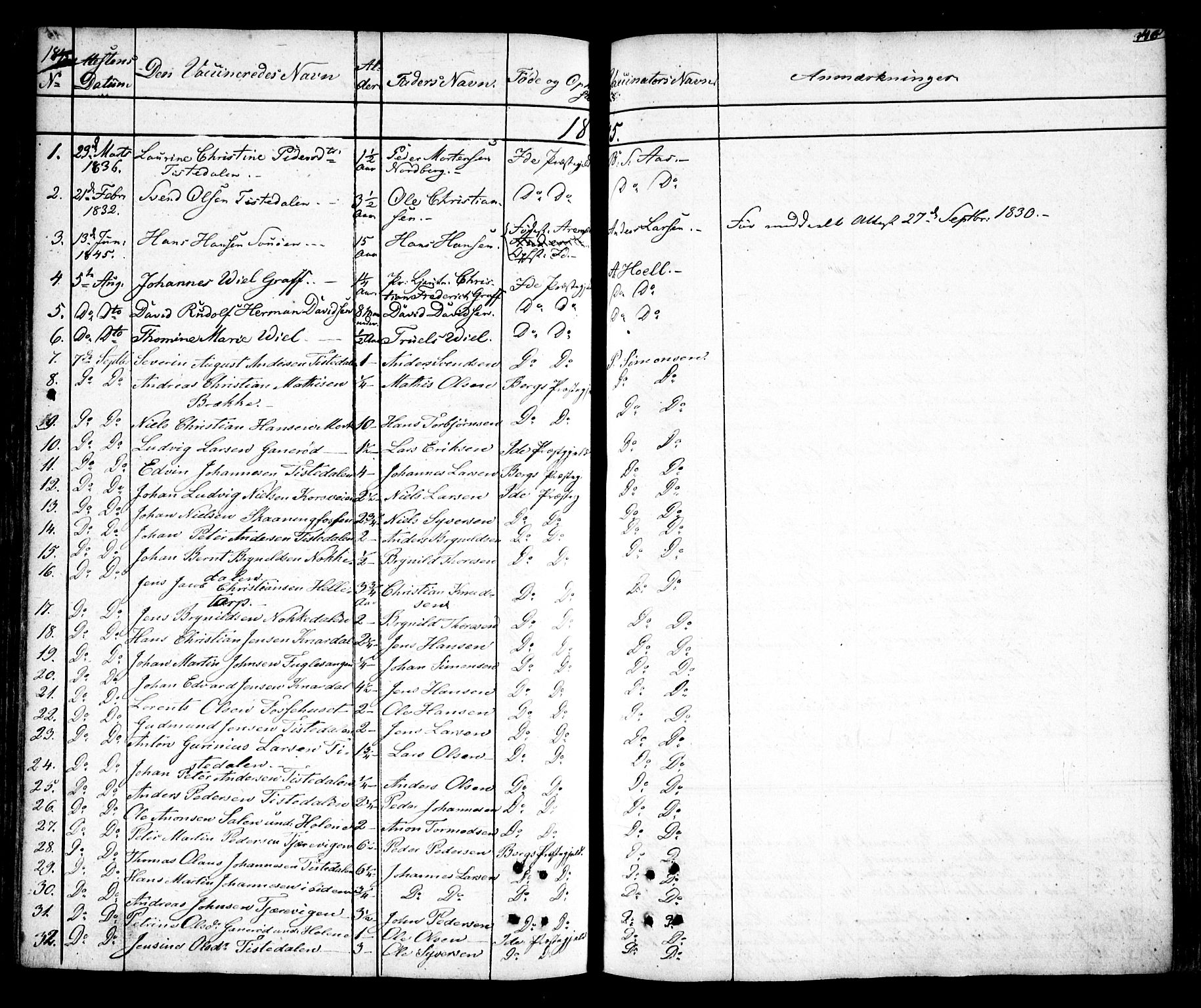 Idd prestekontor Kirkebøker, AV/SAO-A-10911/F/Fc/L0003: Parish register (official) no. III 3, 1832-1847, p. 346