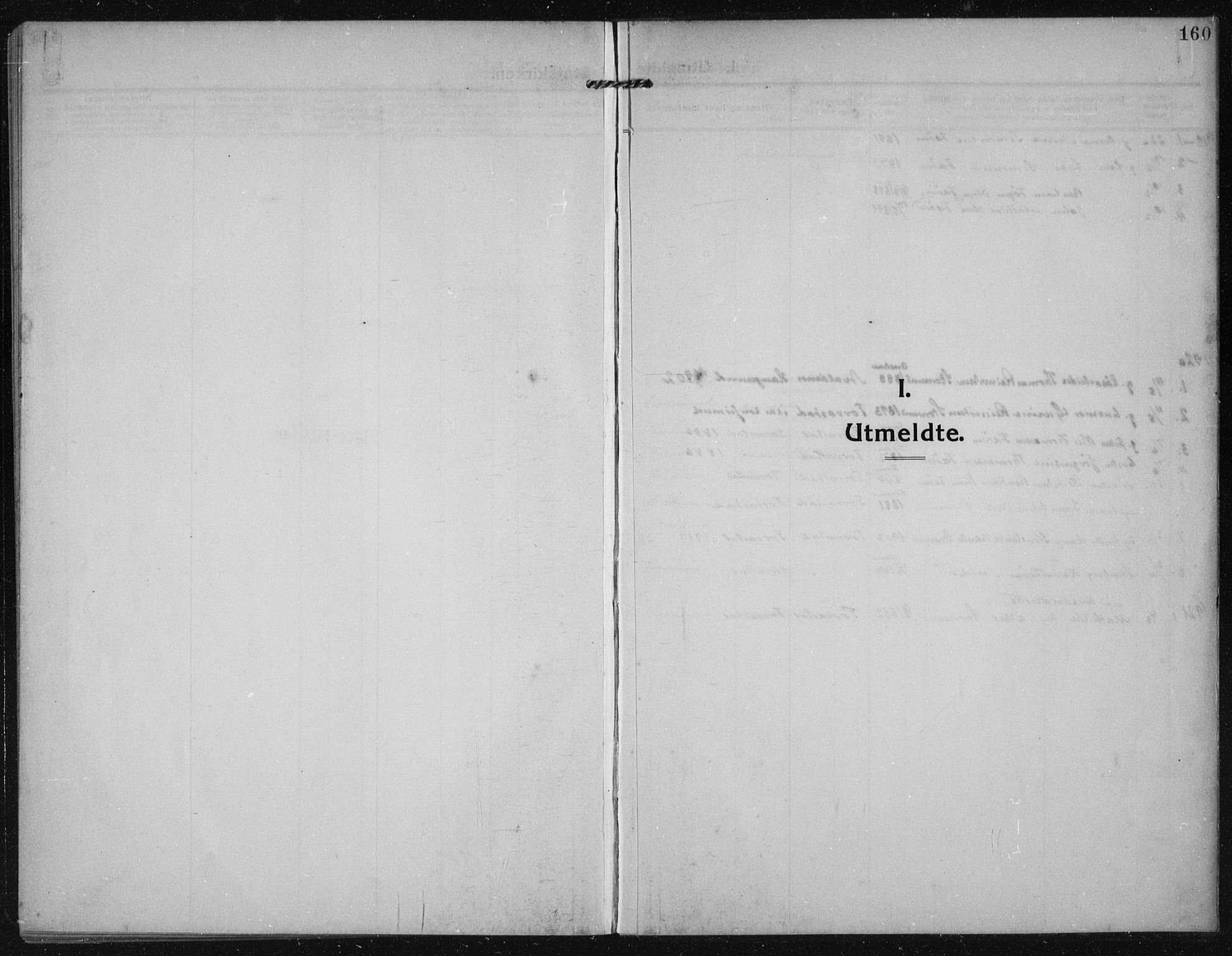 Torvastad sokneprestkontor, SAST/A -101857/H/Ha/Haa/L0019: Parish register (official) no. A 18, 1912-1920, p. 160