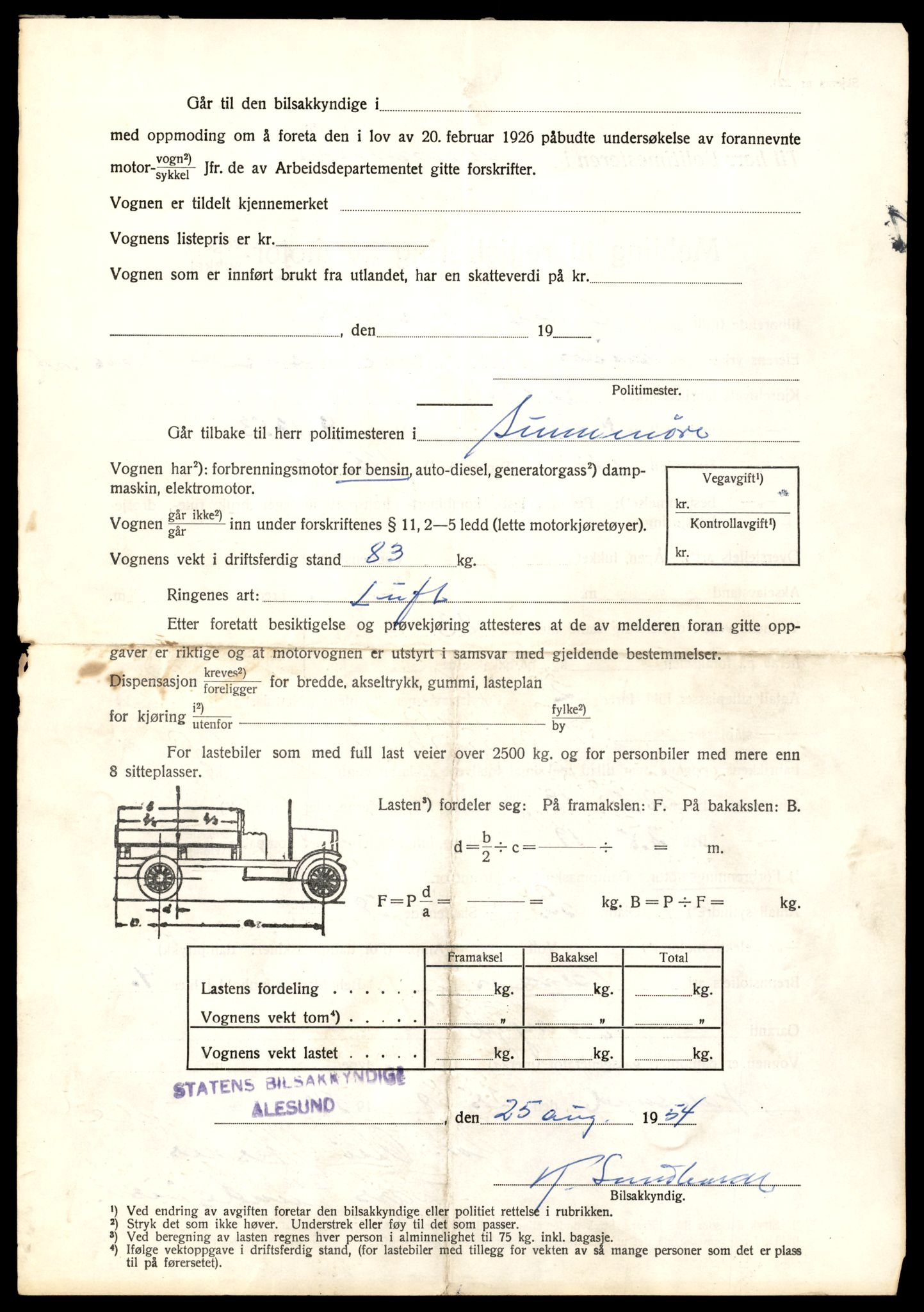 Møre og Romsdal vegkontor - Ålesund trafikkstasjon, AV/SAT-A-4099/F/Fe/L0038: Registreringskort for kjøretøy T 13180 - T 13360, 1927-1998, p. 692