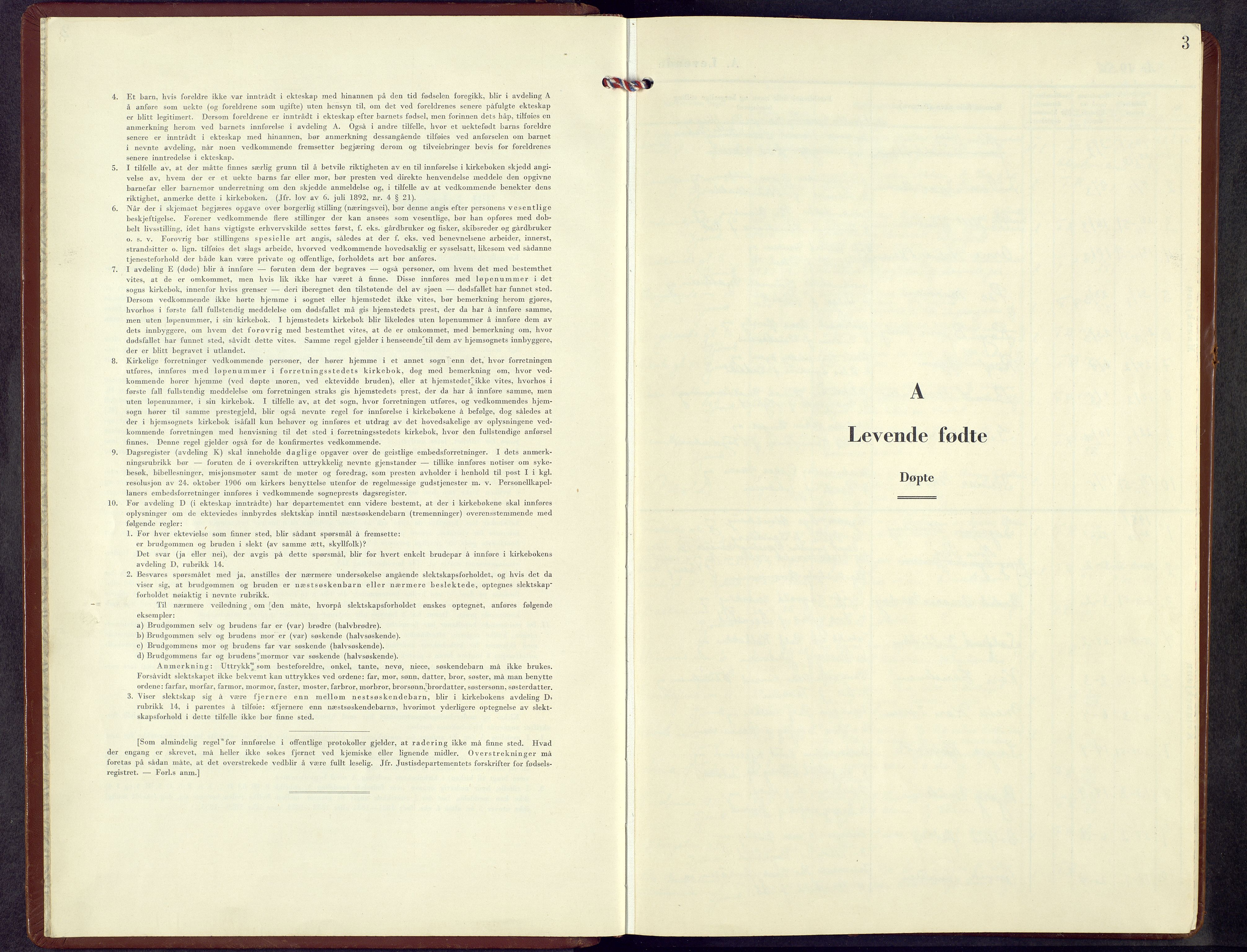 Gjøvik prestekontor, SAH/PREST-098/H/Ha/Hab/L0002: Parish register (copy) no. 2, 1952-1963, p. 3