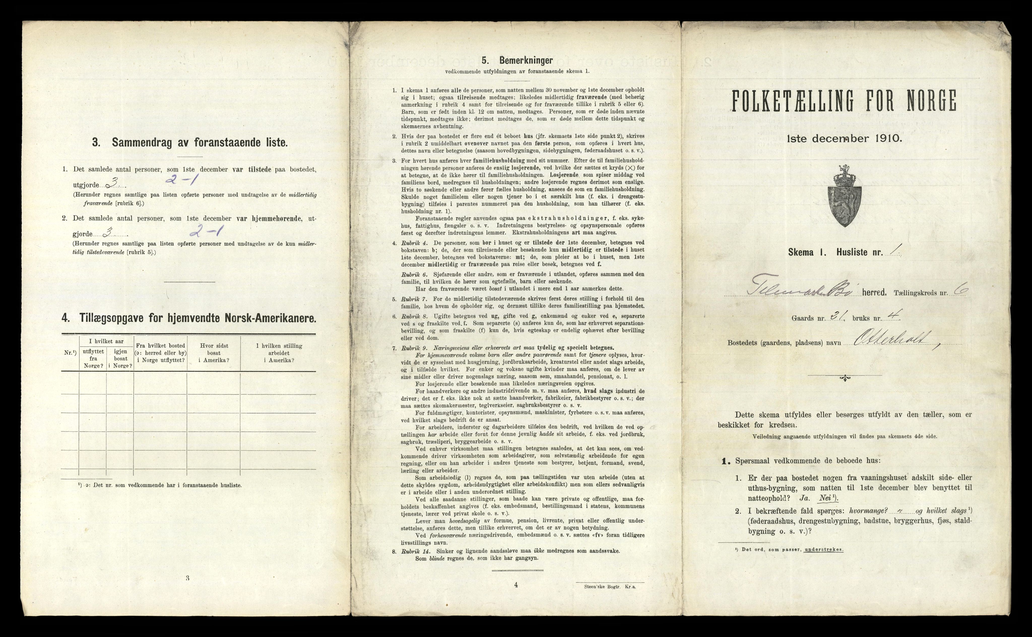 RA, 1910 census for Bø, 1910, p. 665