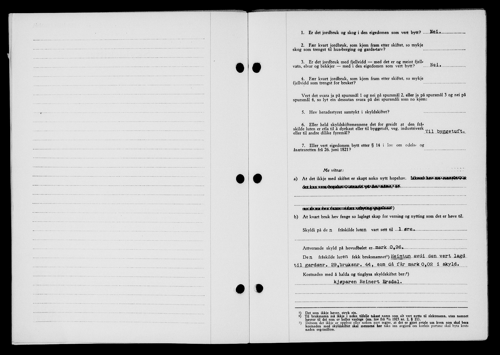 Flekkefjord sorenskriveri, AV/SAK-1221-0001/G/Gb/Gba/L0061: Mortgage book no. A-9, 1946-1947, Diary no: : 41/1947