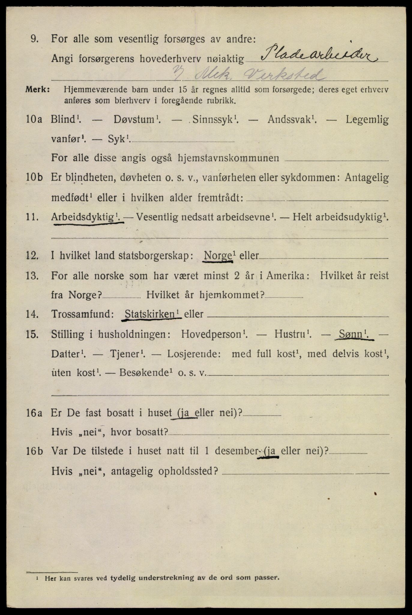 SAKO, 1920 census for Tønsberg, 1920, p. 18208