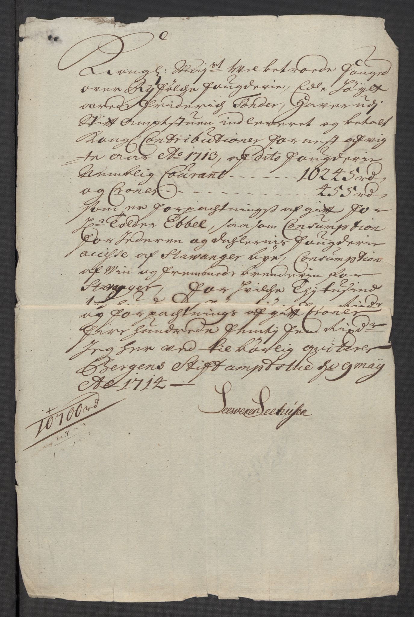 Rentekammeret inntil 1814, Reviderte regnskaper, Fogderegnskap, AV/RA-EA-4092/R47/L2867: Fogderegnskap Ryfylke, 1714, p. 298