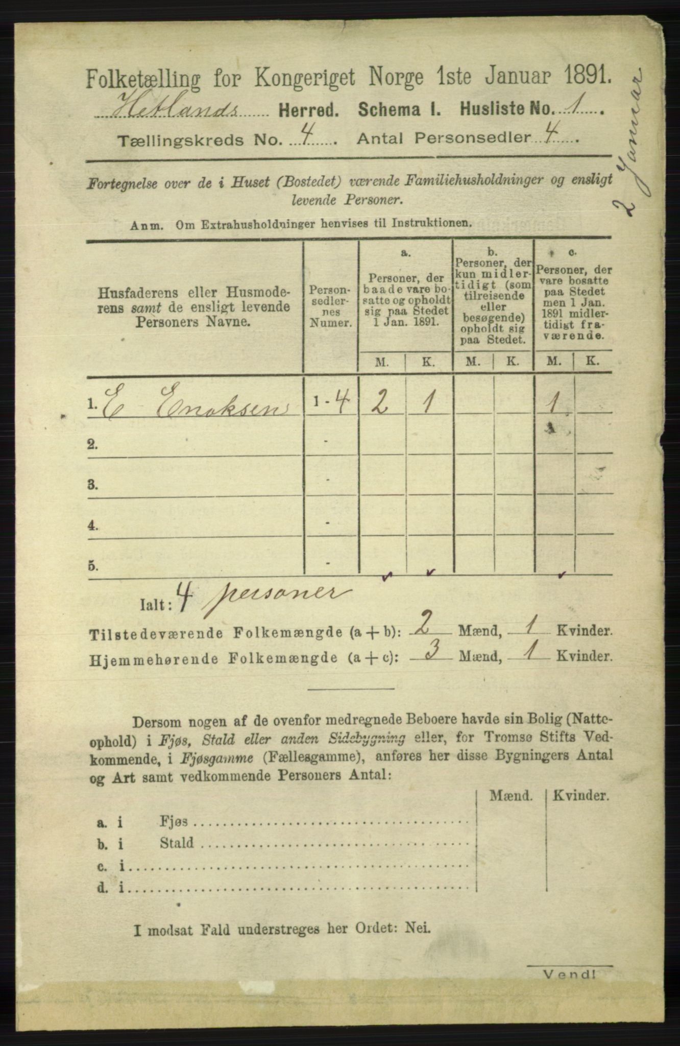 RA, 1891 census for 1126 Hetland, 1891, p. 1859