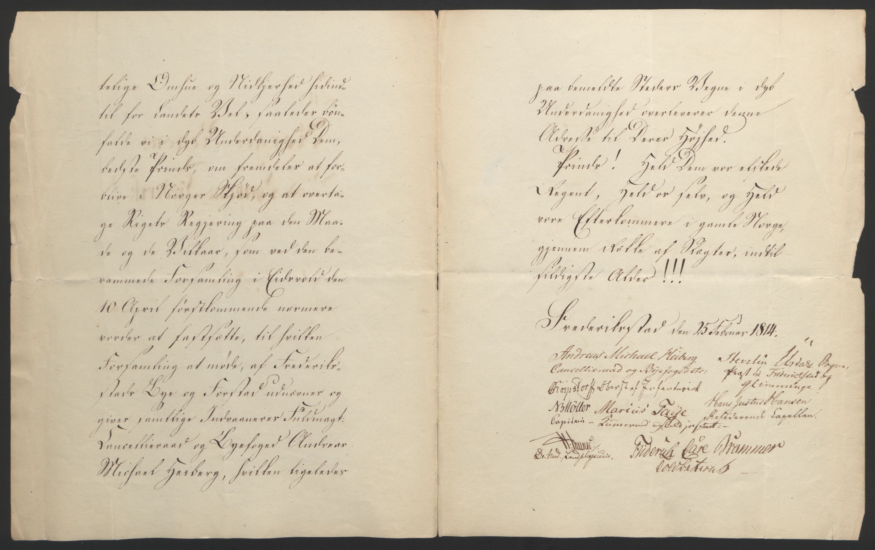 Statsrådssekretariatet, RA/S-1001/D/Db/L0007: Fullmakter for Eidsvollsrepresentantene i 1814. , 1814, p. 17