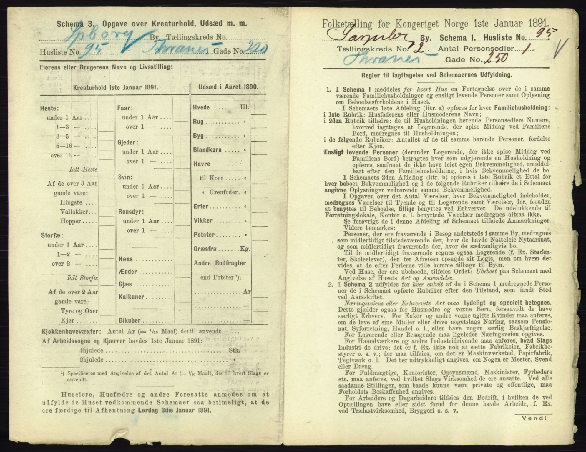 RA, 1891 census for 0102 Sarpsborg, 1891, p. 1259