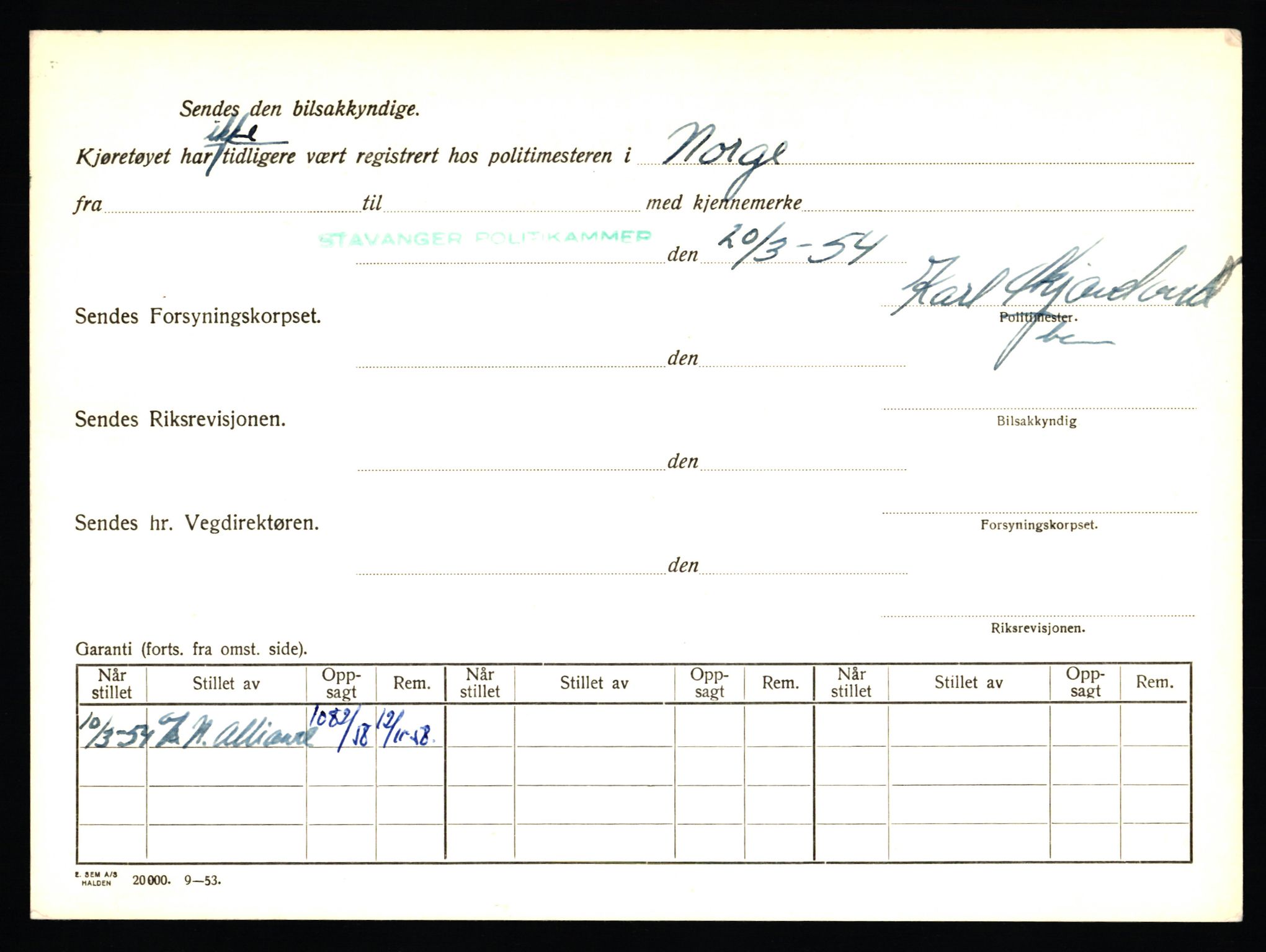 Stavanger trafikkstasjon, AV/SAST-A-101942/0/F/L0005: L-1350 - L-1699, 1930-1971, p. 1158