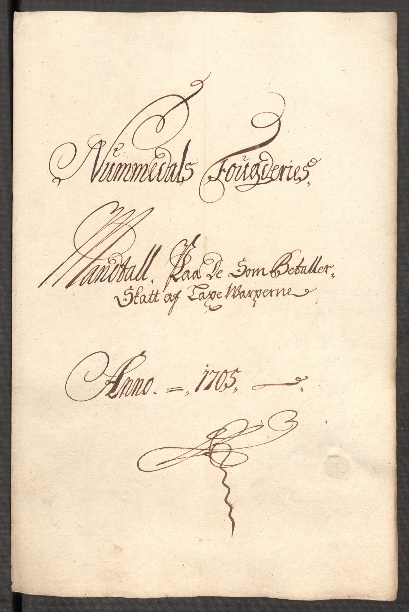 Rentekammeret inntil 1814, Reviderte regnskaper, Fogderegnskap, AV/RA-EA-4092/R64/L4429: Fogderegnskap Namdal, 1705-1706, p. 88