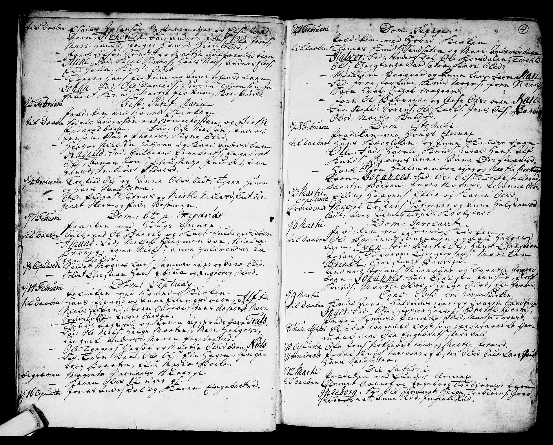 Norderhov kirkebøker, AV/SAKO-A-237/F/Fa/L0003a: Parish register (official) no. 3, 1740-1757, p. 4