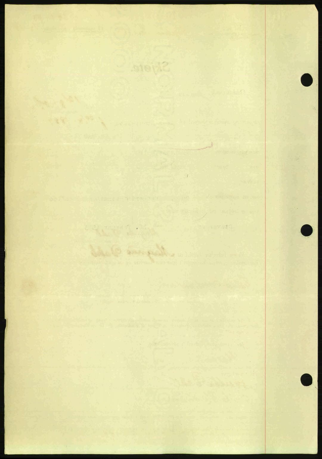 Stavanger byrett, AV/SAST-A-100455/002/G/Gb/L0017: Mortgage book no. A7, 1941-1943, Diary no: : 343/1943