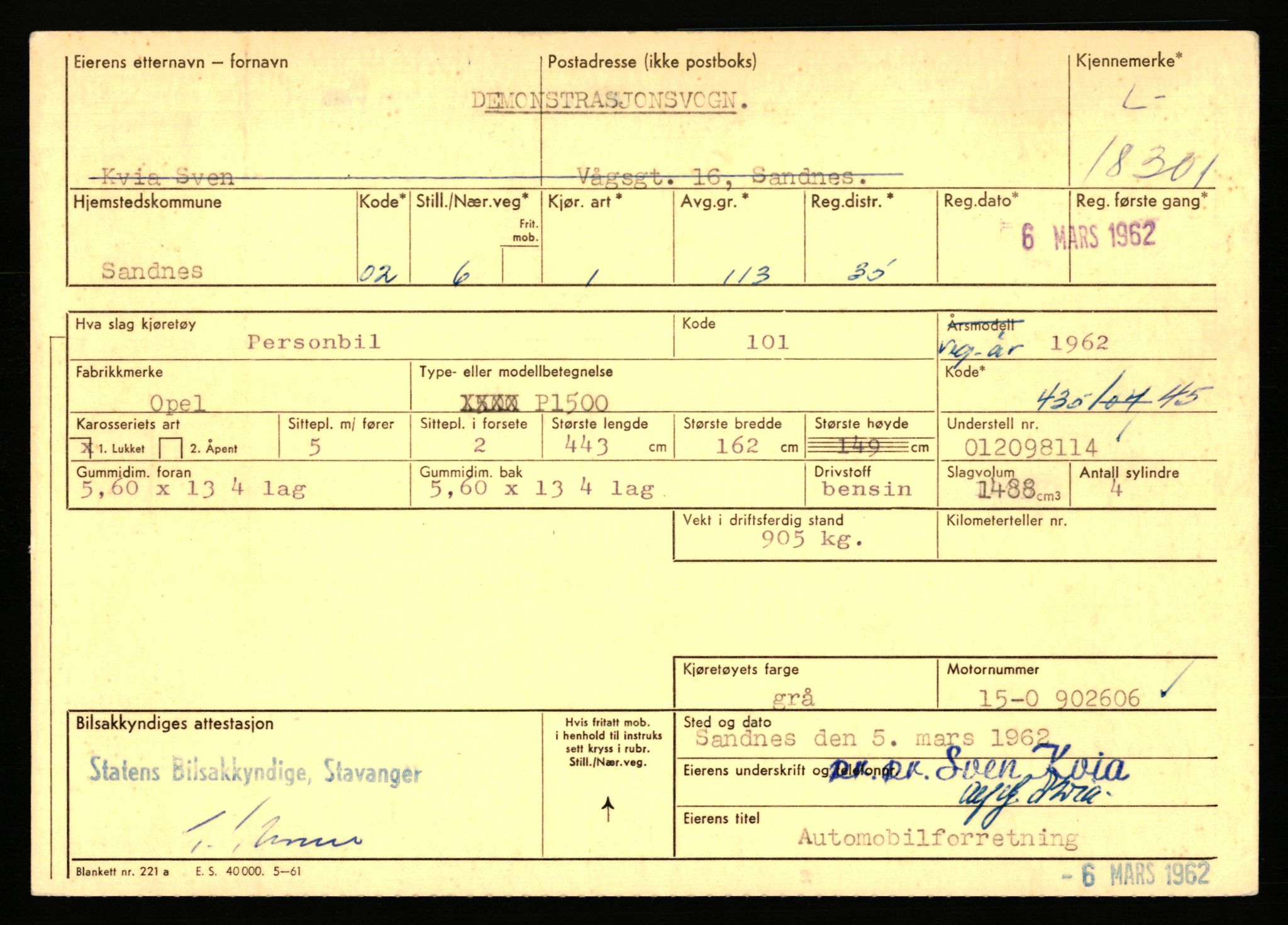 Stavanger trafikkstasjon, AV/SAST-A-101942/0/F/L0033: L-18150 - L-18599, 1930-1971, p. 839