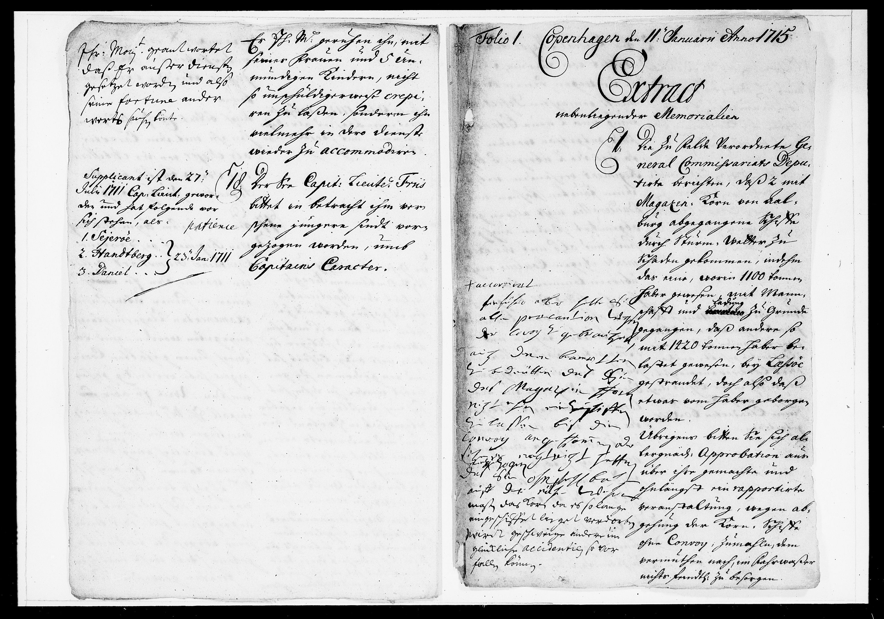 Krigskollegiet, Krigskancelliet, DRA/A-0006/-/1014-1024: Refererede sager, 1715, p. 18