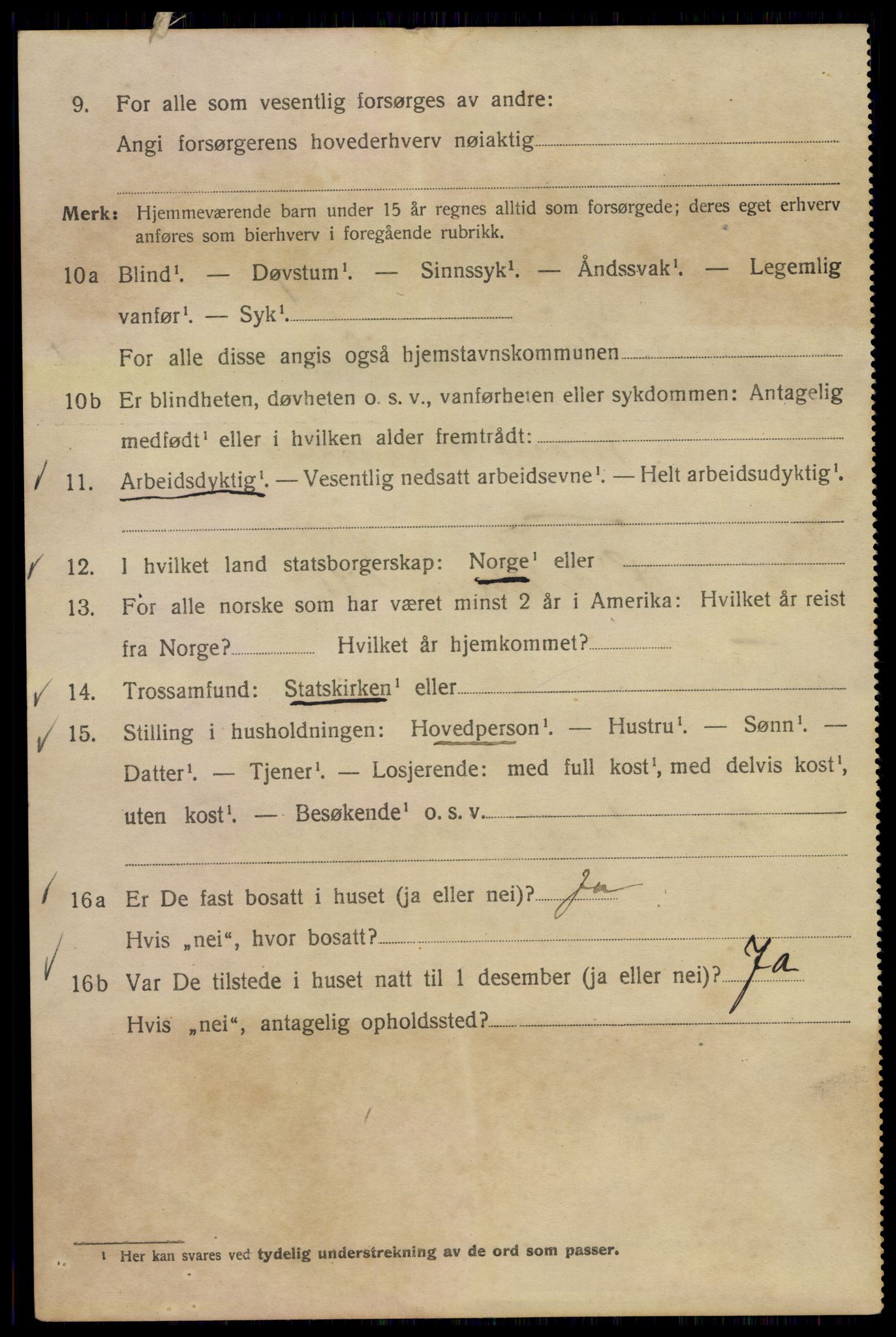 SAO, 1920 census for Kristiania, 1920, p. 181636