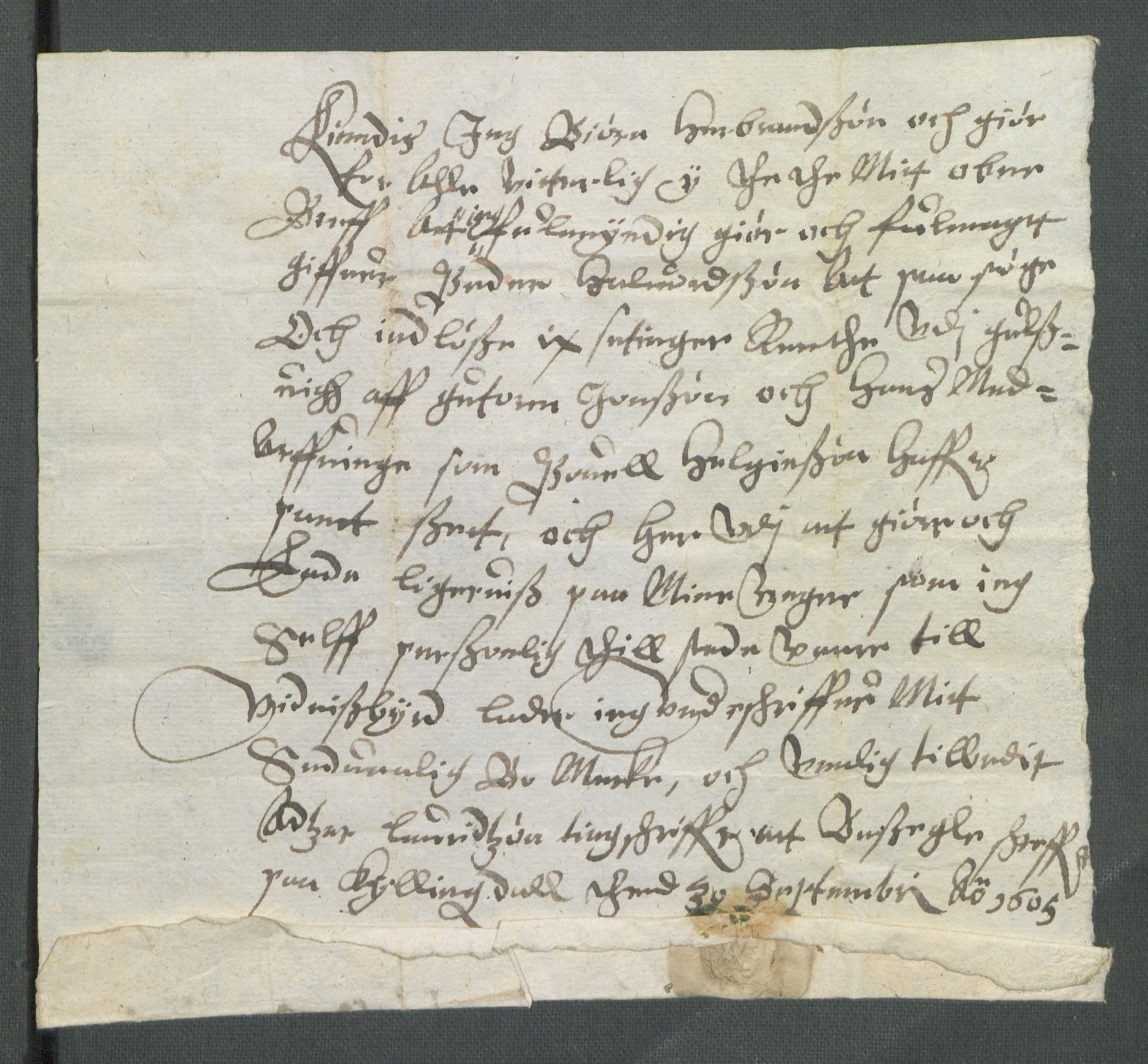 Riksarkivets diplomsamling, RA/EA-5965/F02/L0114: Dokumenter, 1605, p. 41