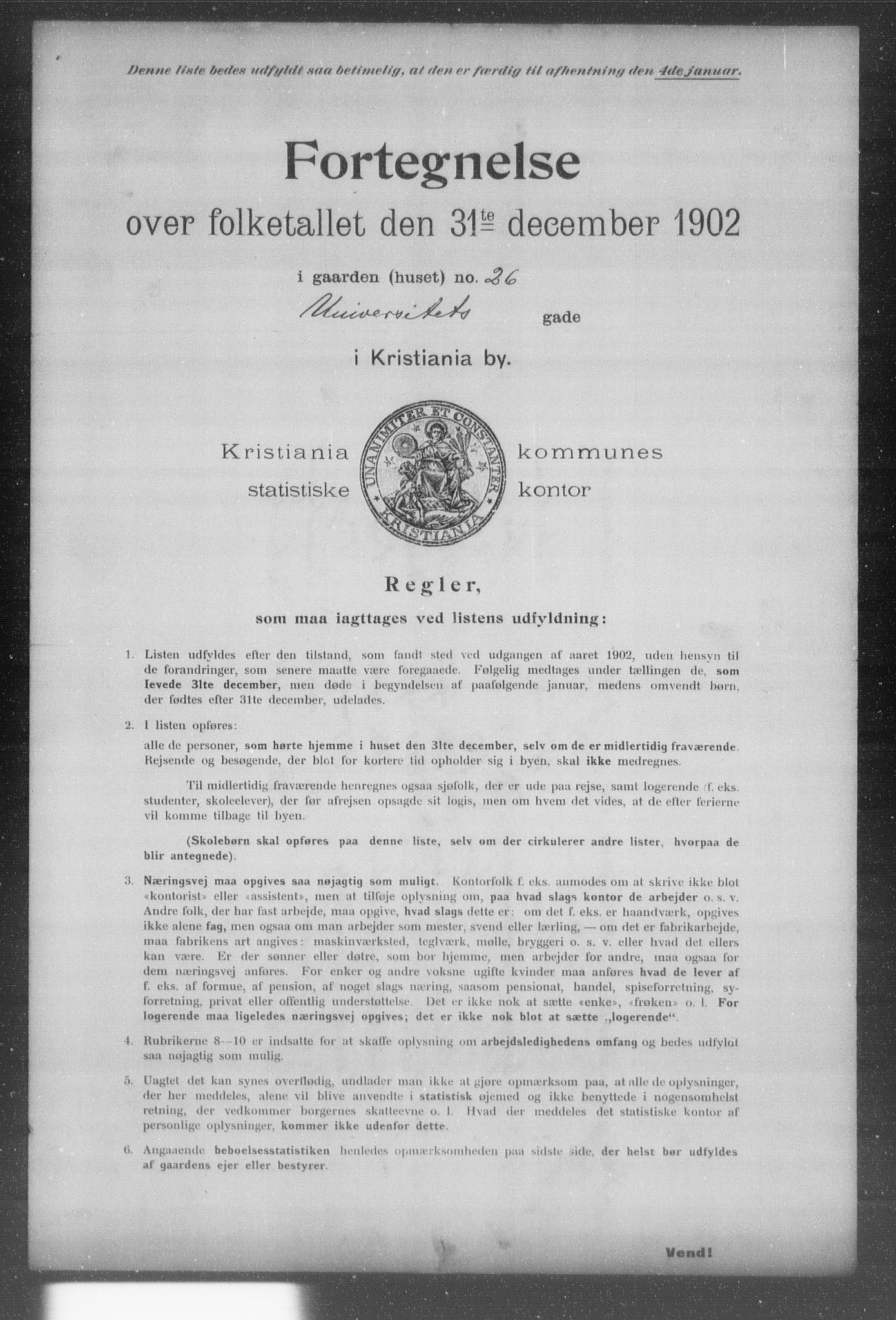 OBA, Municipal Census 1902 for Kristiania, 1902, p. 22294