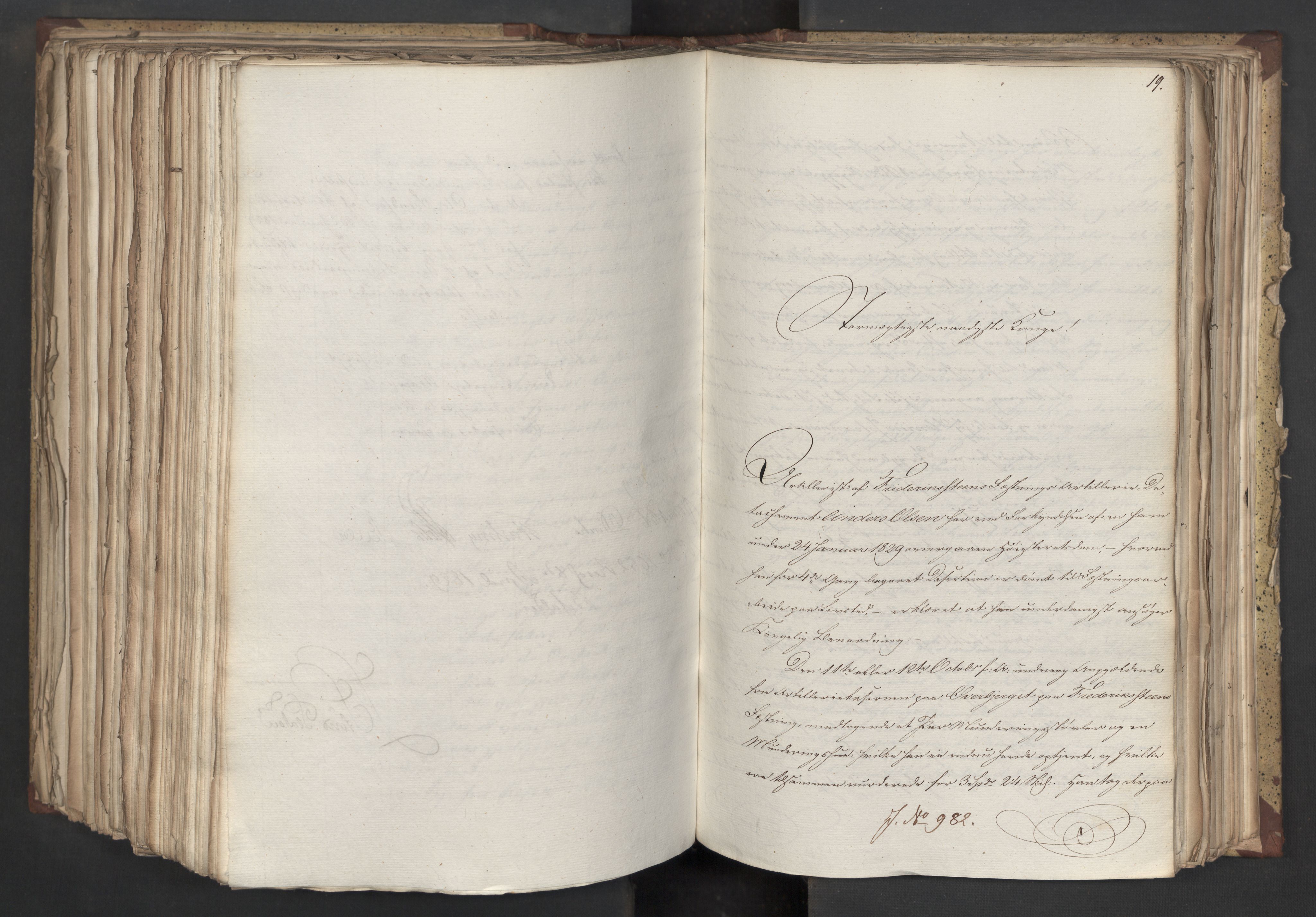 Statsrådsavdelingen i Stockholm, AV/RA-S-1003/D/Da/L0058: Regjeringsinnstillinger nr. 808-1073, 1829, p. 526