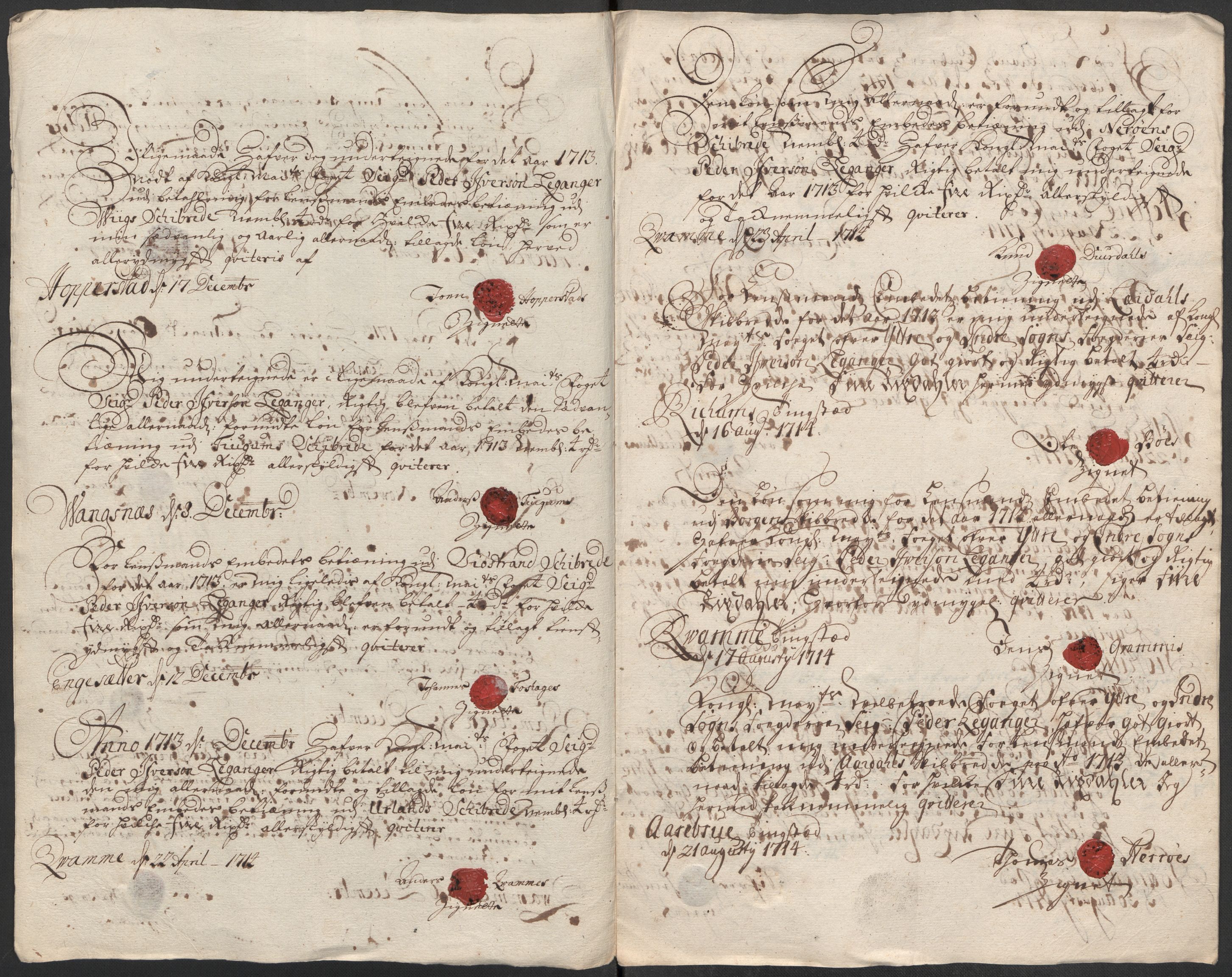 Rentekammeret inntil 1814, Reviderte regnskaper, Fogderegnskap, AV/RA-EA-4092/R52/L3319: Fogderegnskap Sogn, 1713-1714, p. 358