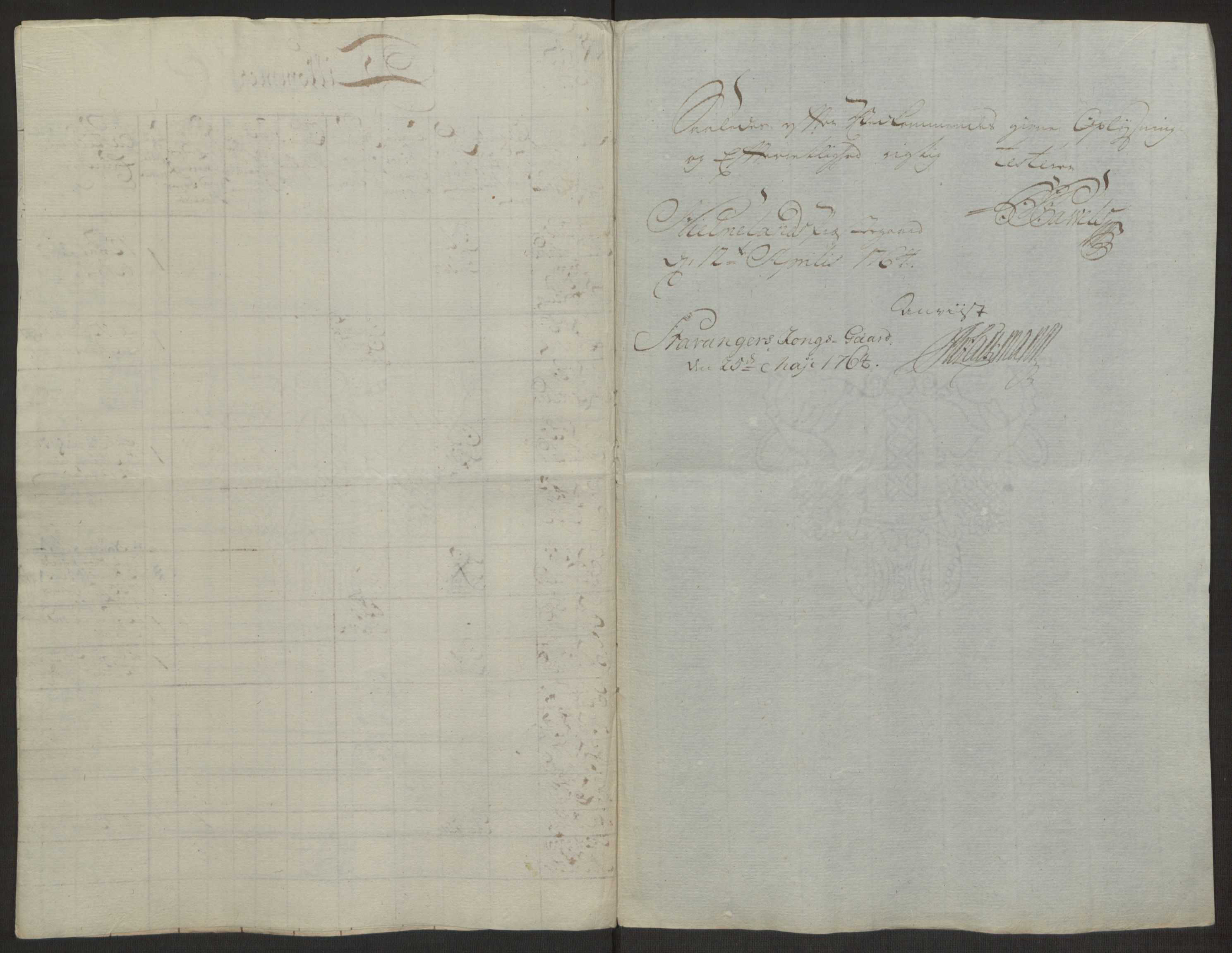 Rentekammeret inntil 1814, Realistisk ordnet avdeling, AV/RA-EA-4070/Ol/L0016a: [Gg 10]: Ekstraskatten, 23.09.1762. Ryfylke, 1762-1768, p. 289