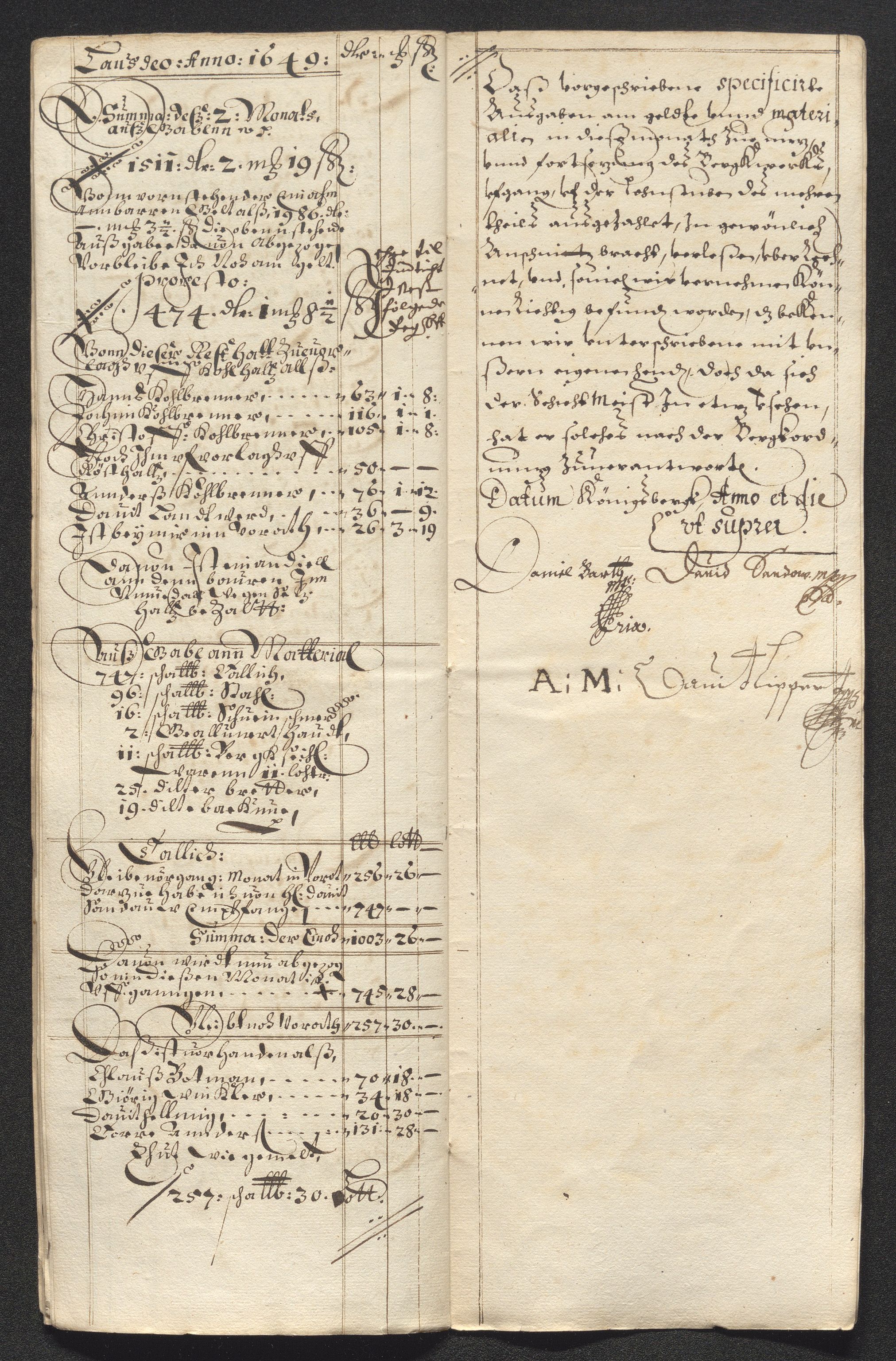 Kongsberg Sølvverk 1623-1816, SAKO/EA-3135/001/D/Dc/Dcd/L0023: Utgiftsregnskap for gruver m.m., 1649, p. 583