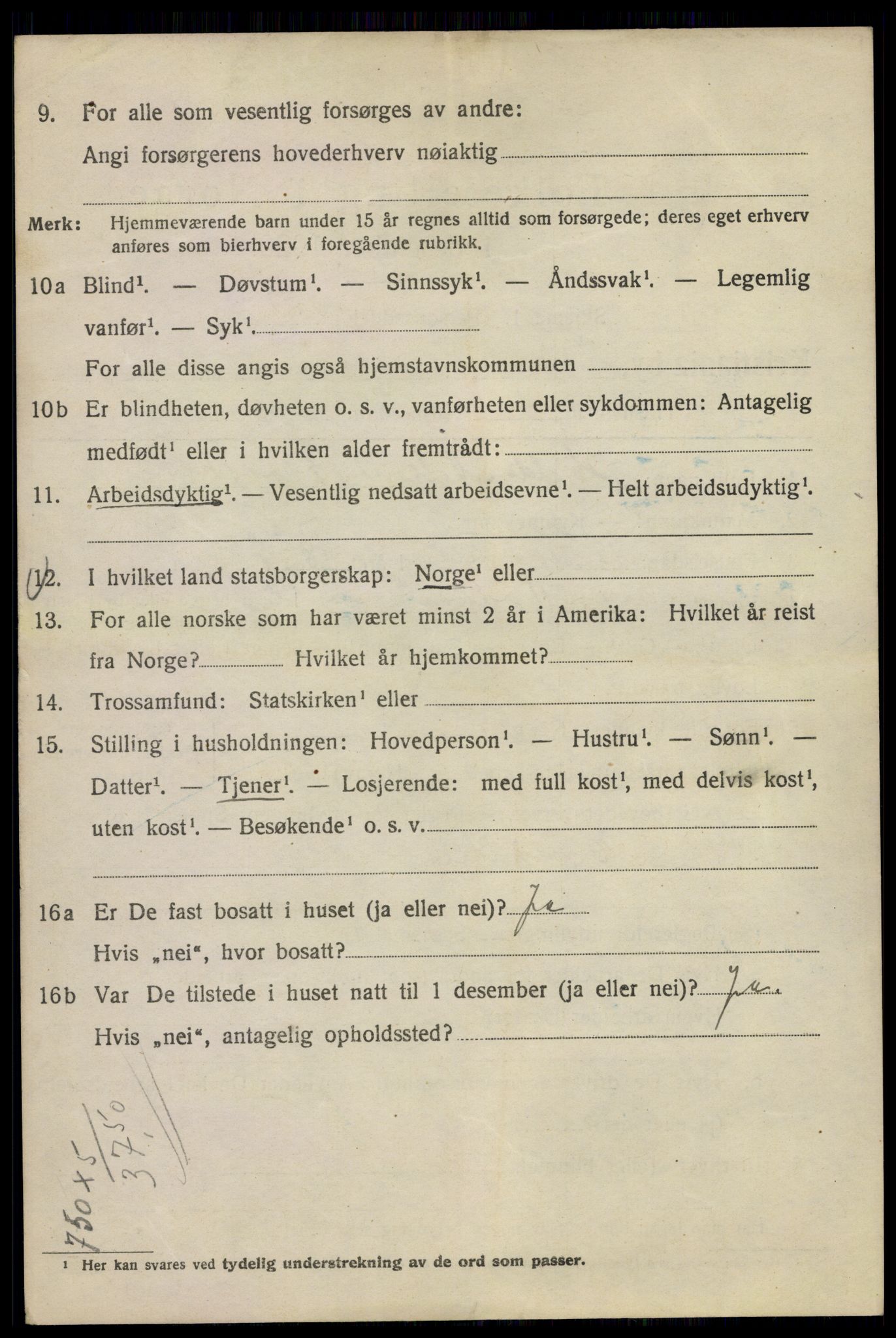 SAO, 1920 census for Kristiania, 1920, p. 267936